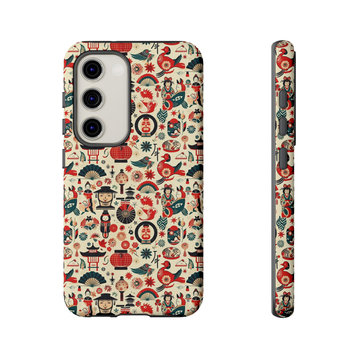 Japanese Pattern Phone Case – Elegant & Timeless Design for Your Phone 471