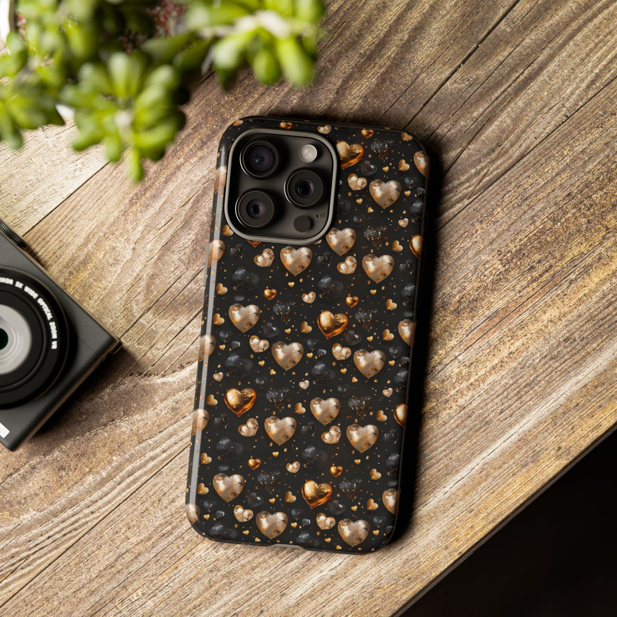 Heart Pattern Phone Case – Stylish & Loving Design for Your Device 233