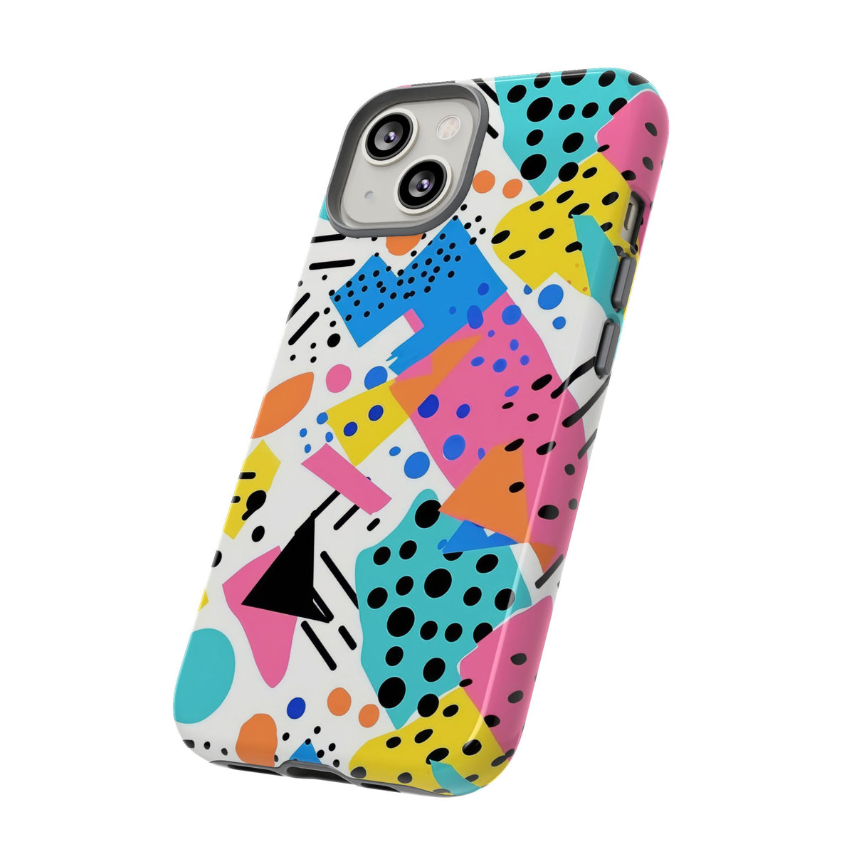 Bright Summer Memphis Design Phone Case – Vibrant and Playful Phone Cover