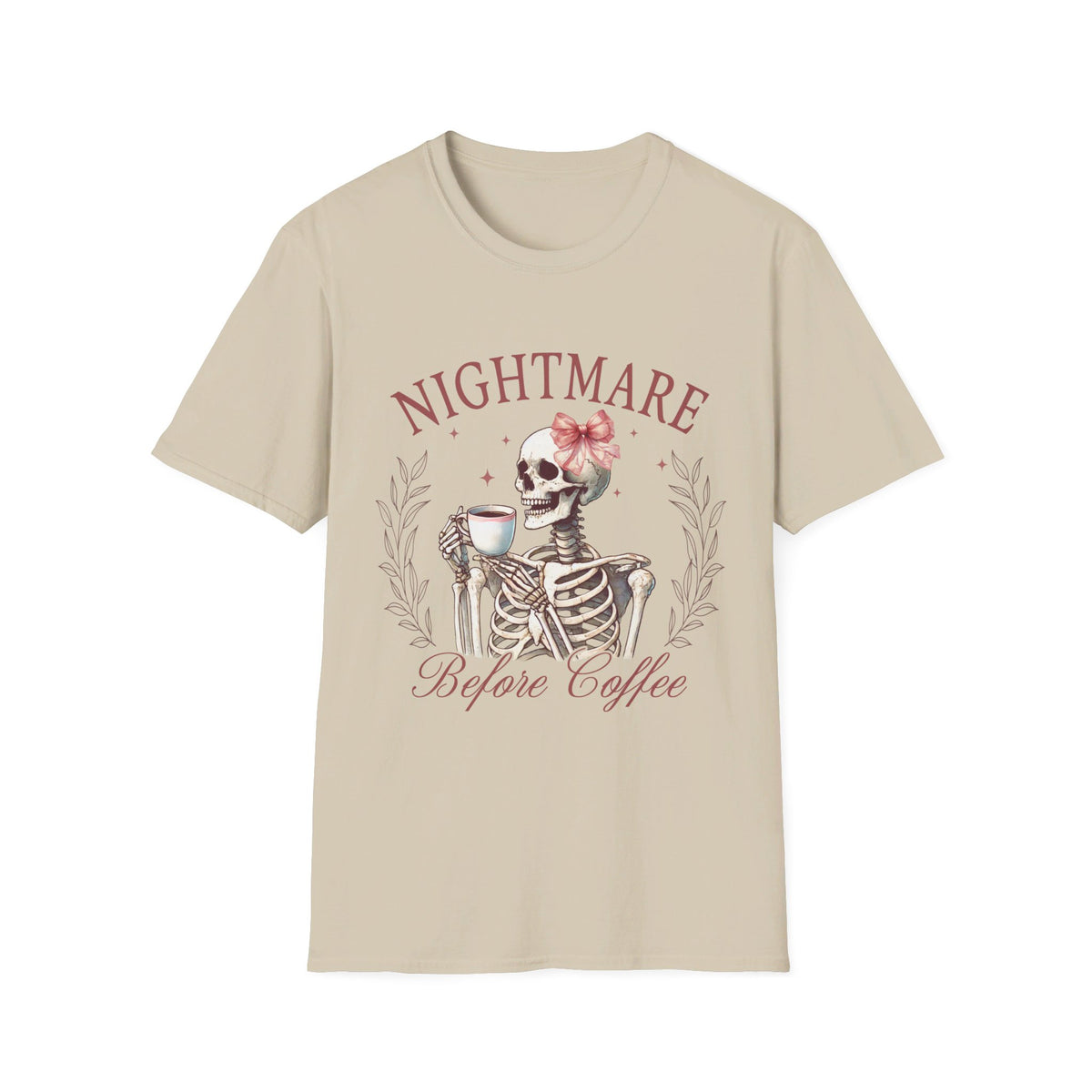 Nightmare Before Coffee Unisex Softstyle T-Shirt