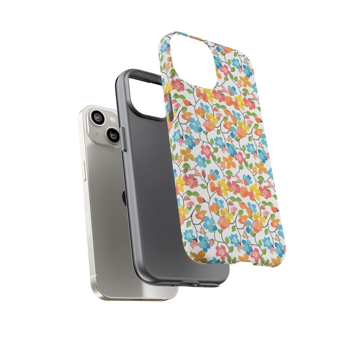 Spring Pattern Phone Case – Fresh & Vibrant Design for Your Phone 407