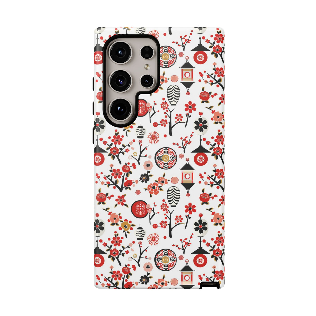 Japanese Pattern Phone Case – Elegant & Timeless Design for Your Phone 468