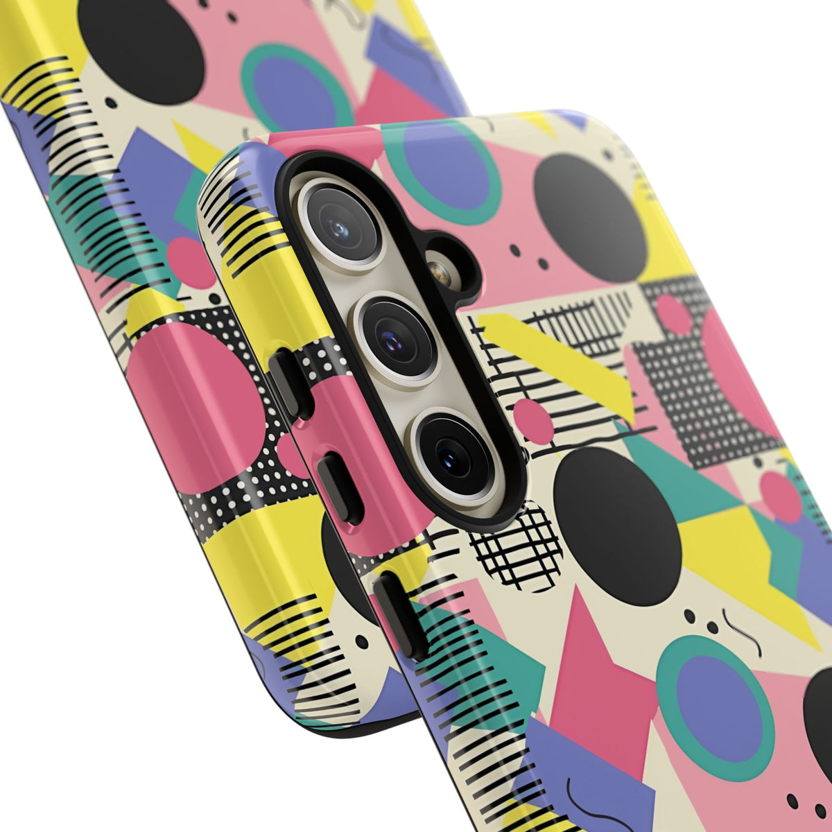 90s Themed Seamless Pattern Phone Case – Embrace Retro Style and Protection 228