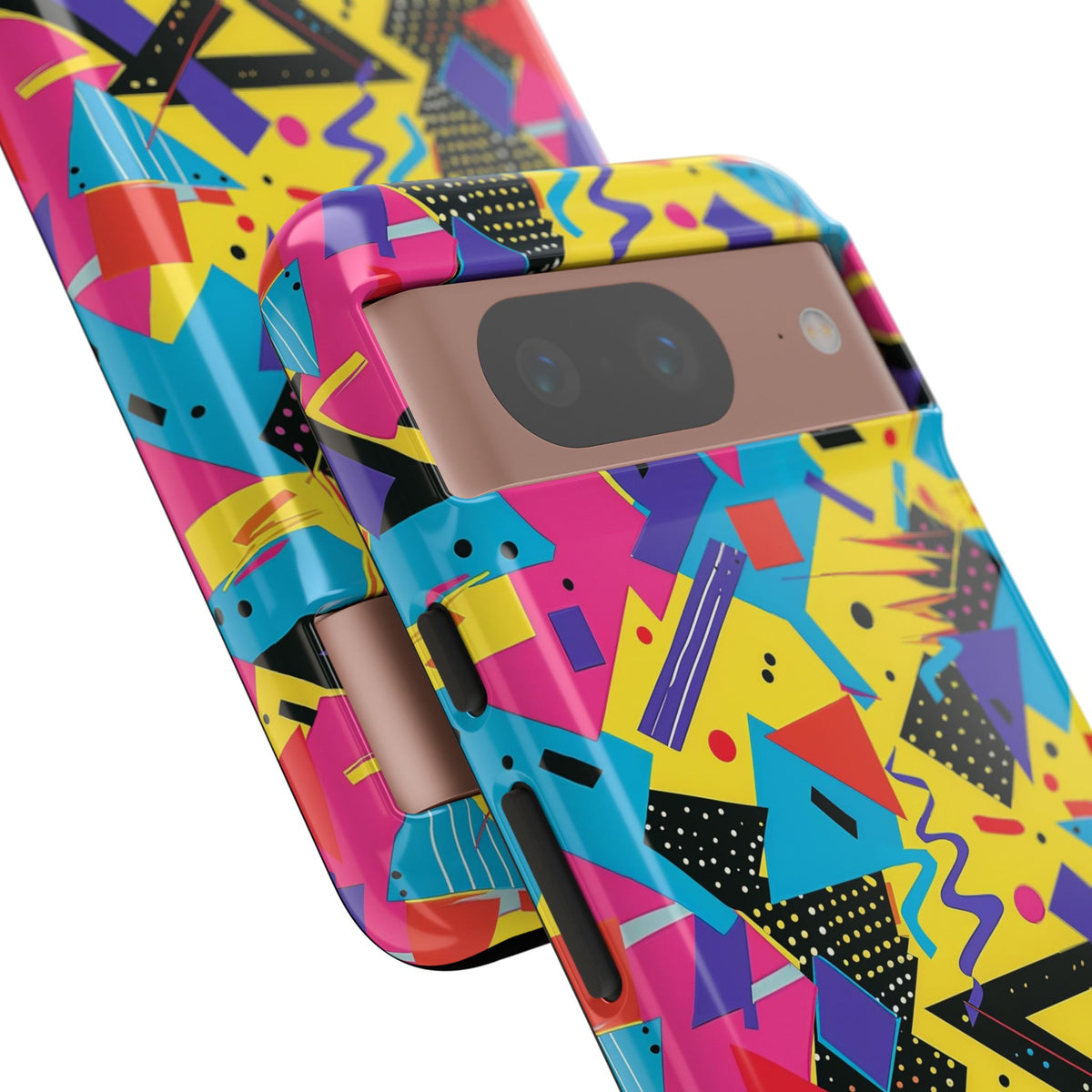 90s Themed Seamless Pattern Phone Case – Embrace Retro Style and Protection 223