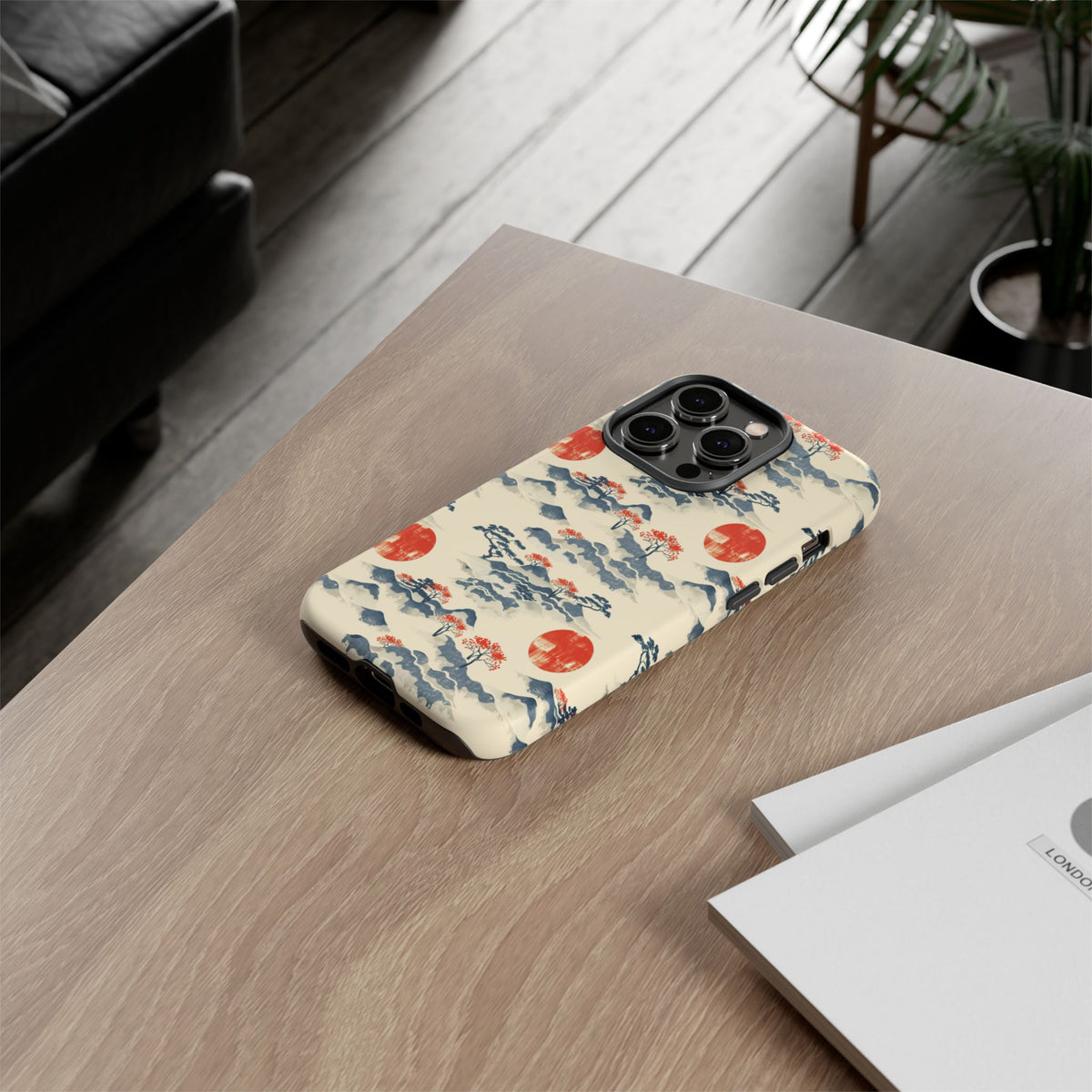 Japanese Pattern Phone Case – Elegant & Timeless Design for Your Phone 085