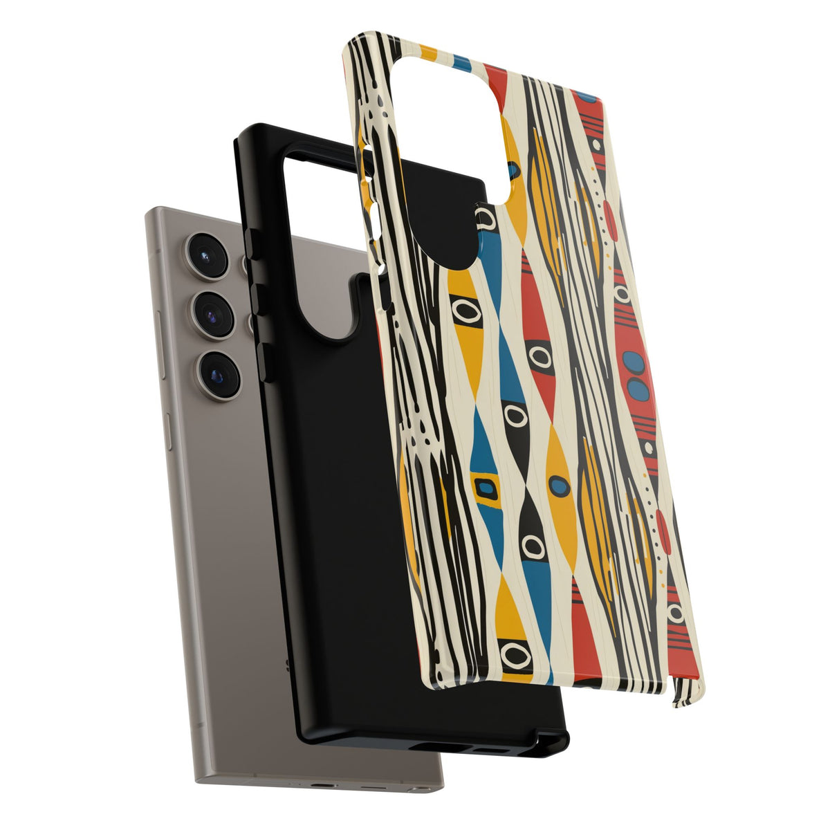 Stylish African Pattern Phone Case – Unique and Vibrant Protection 202