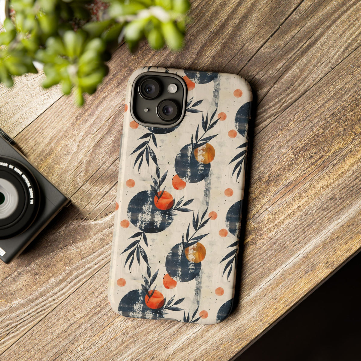 Japanese Pattern Phone Case – Elegant & Timeless Design for Your Phone 088