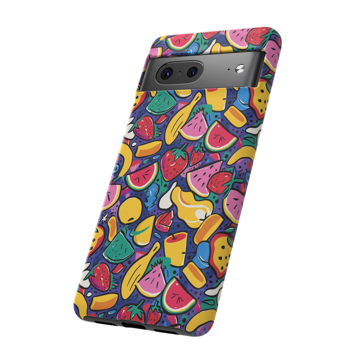 90s Themed Seamless Pattern Phone Case – Embrace Retro Style and Protection 316