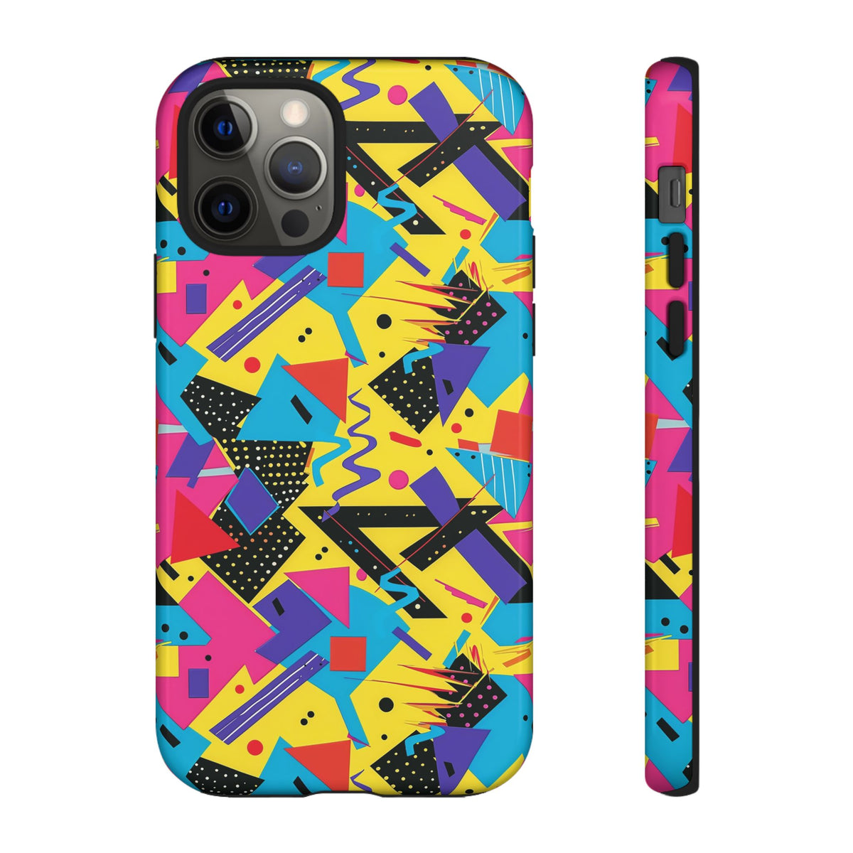 90s Themed Seamless Pattern Phone Case – Embrace Retro Style and Protection 223