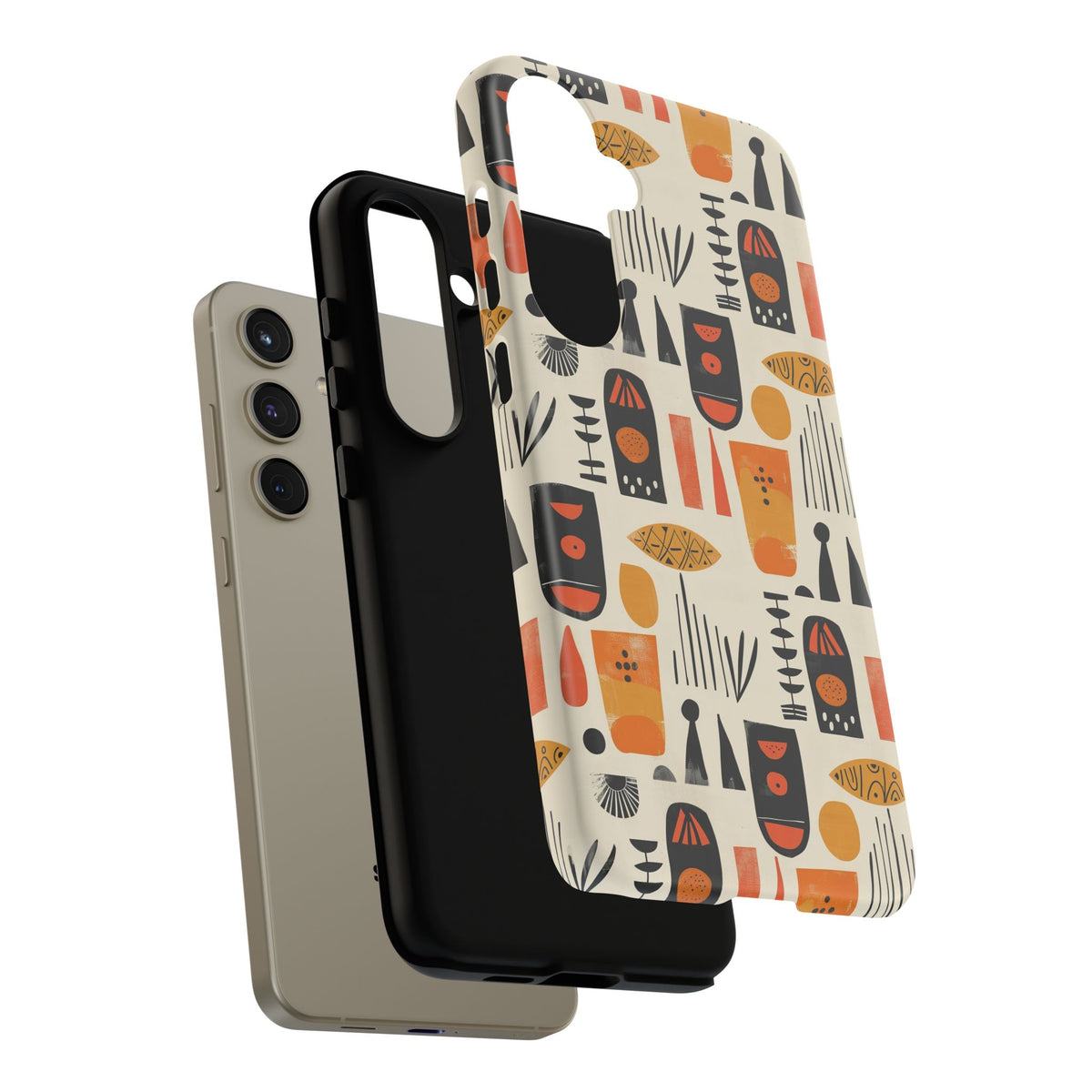 Stylish African Pattern Phone Case – Unique and Vibrant Protection 208