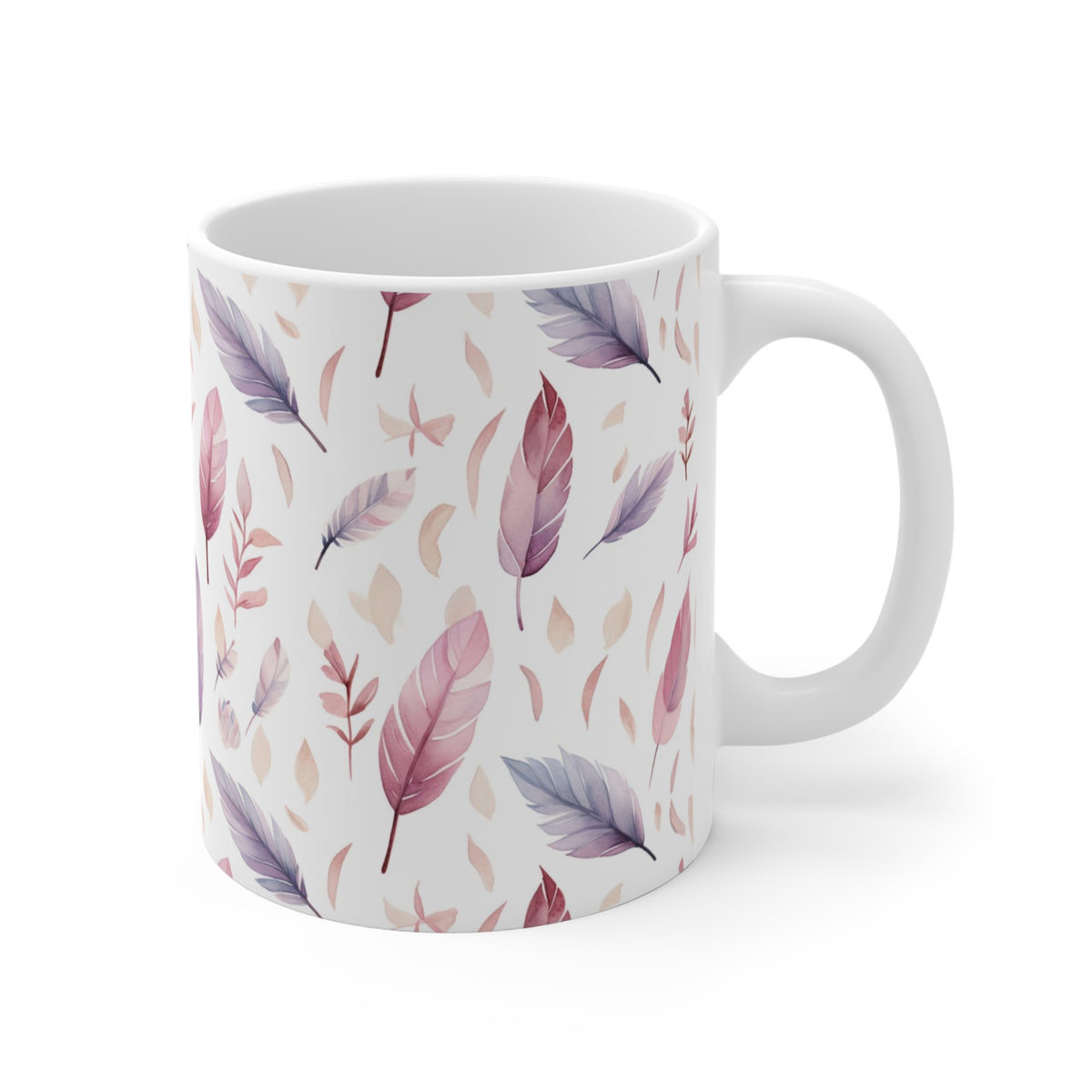 Various Watercolor Design All Over Coffee Mug – Unique Artistic Ceramic Coffee Cup 335