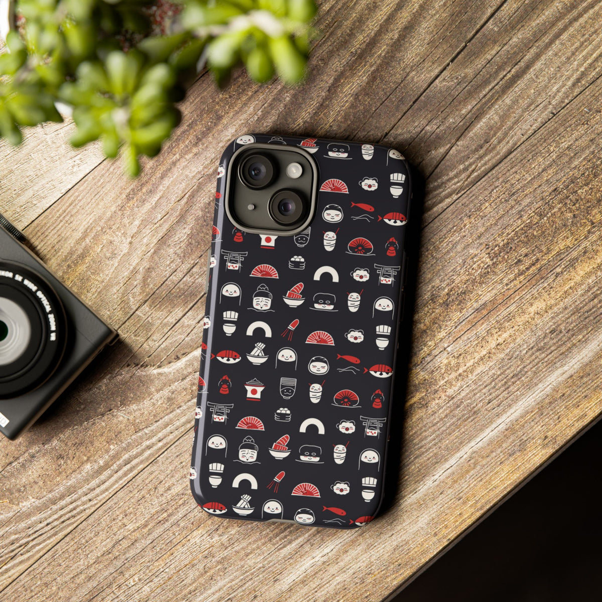 Japanese Pattern Phone Case – Elegant & Timeless Design for Your Phone 456