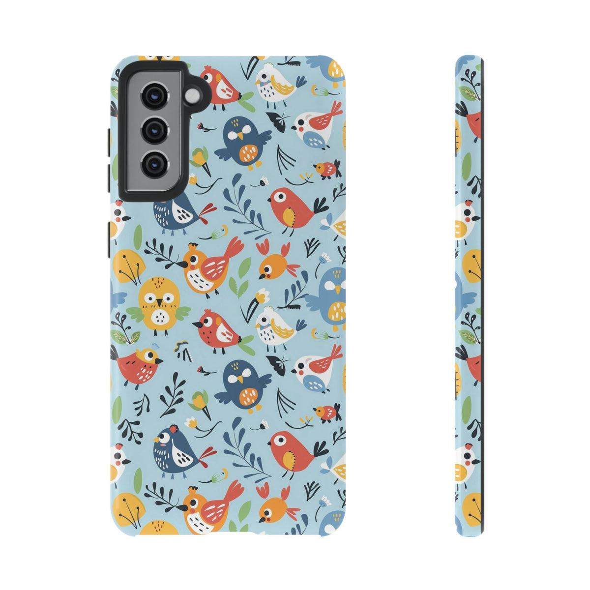 Birds Seamless Pattern Phone Case – Elegant and Timeless Avian Design 7