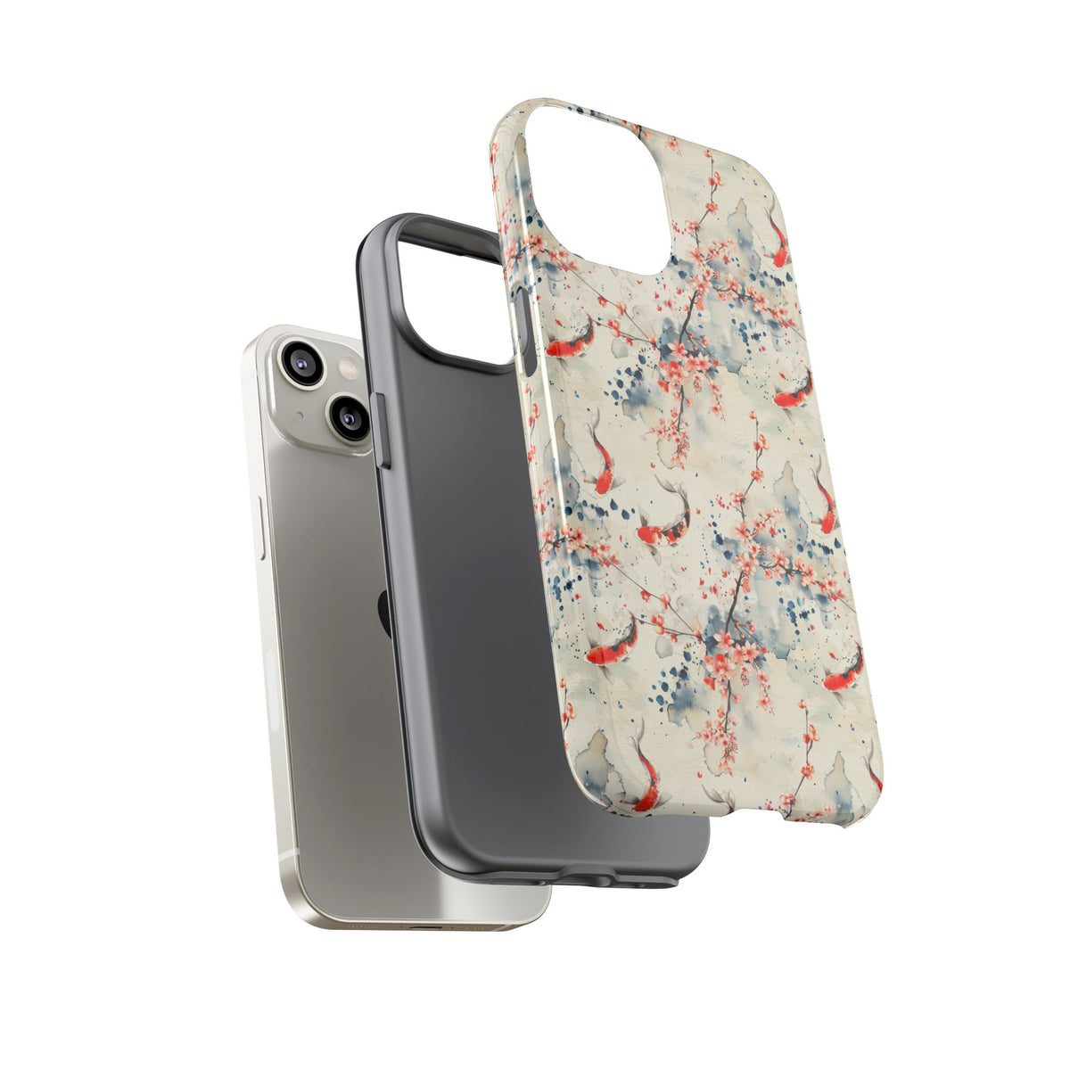 Japanese Pattern Phone Case – Elegant & Timeless Design for Your Phone 073