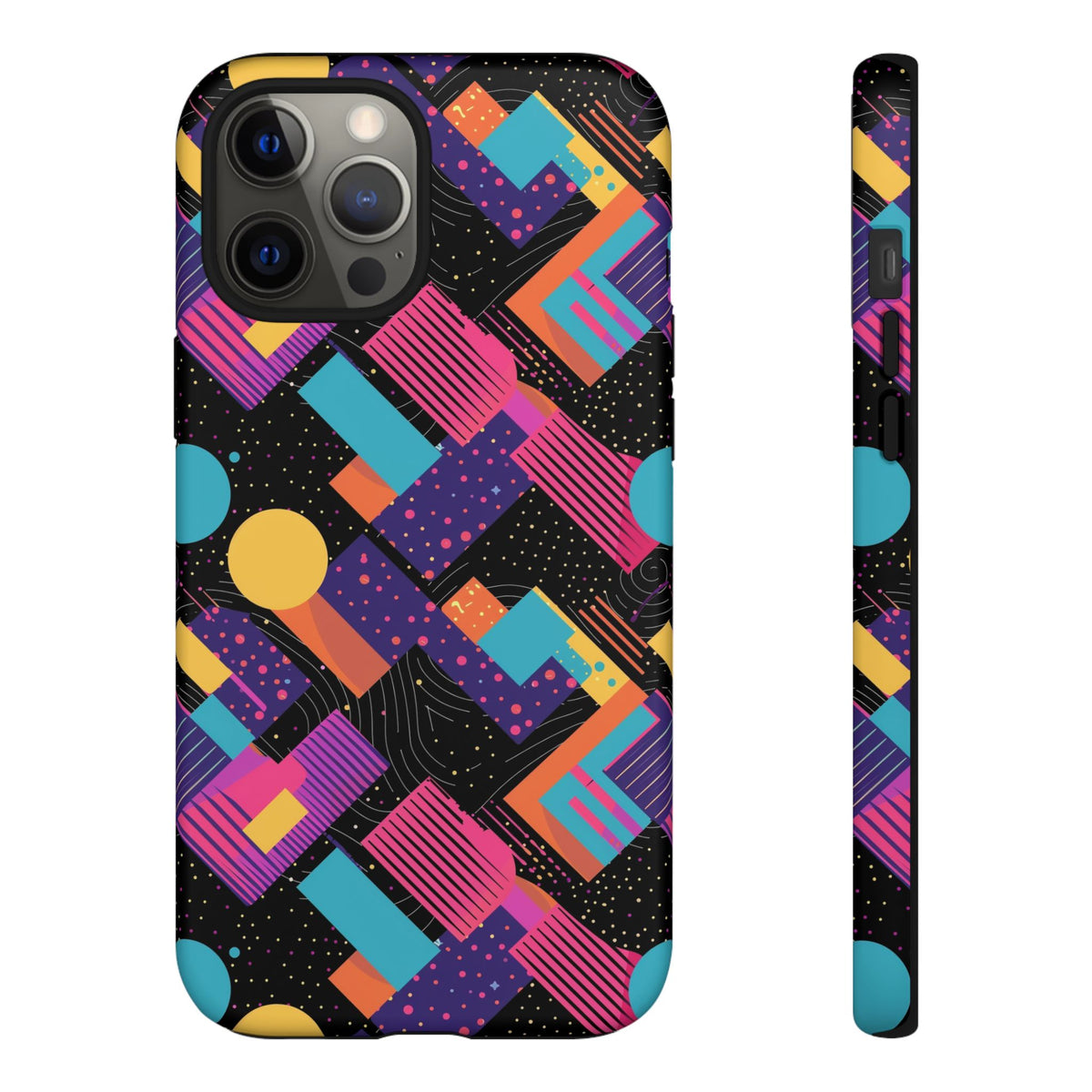 Retro 80s Seamless Phone Case – Vintage Style Meets Modern Protection 088