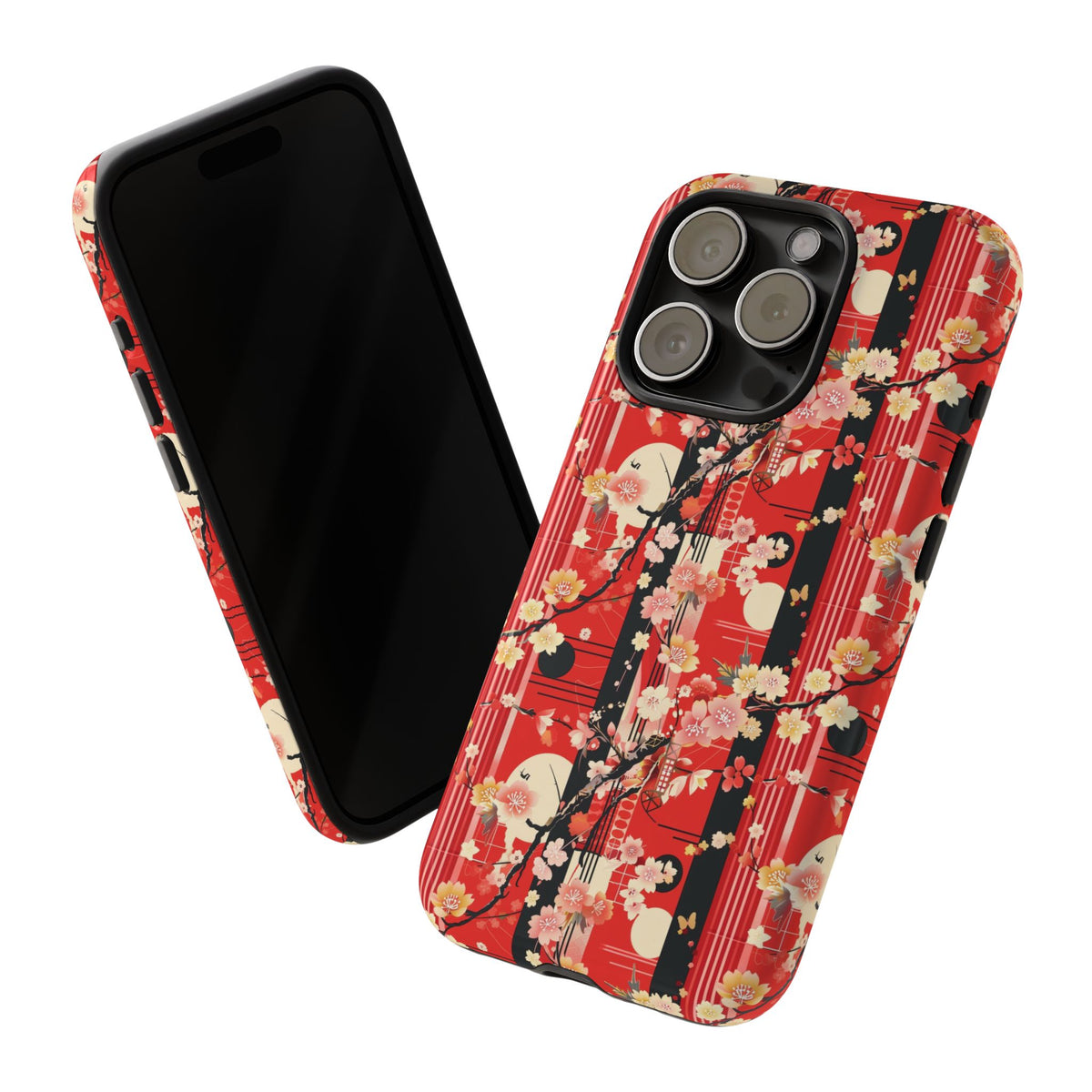 Japanese Pattern Phone Case – Elegant & Timeless Design for Your Phone 026