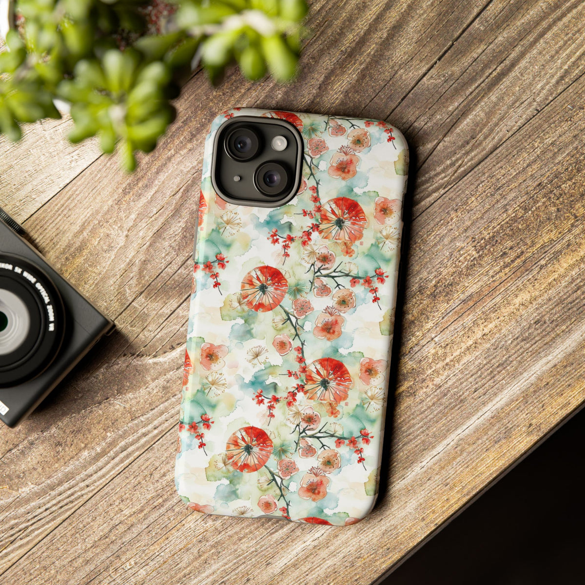 Japanese Pattern Phone Case – Elegant & Timeless Design for Your Phone 042