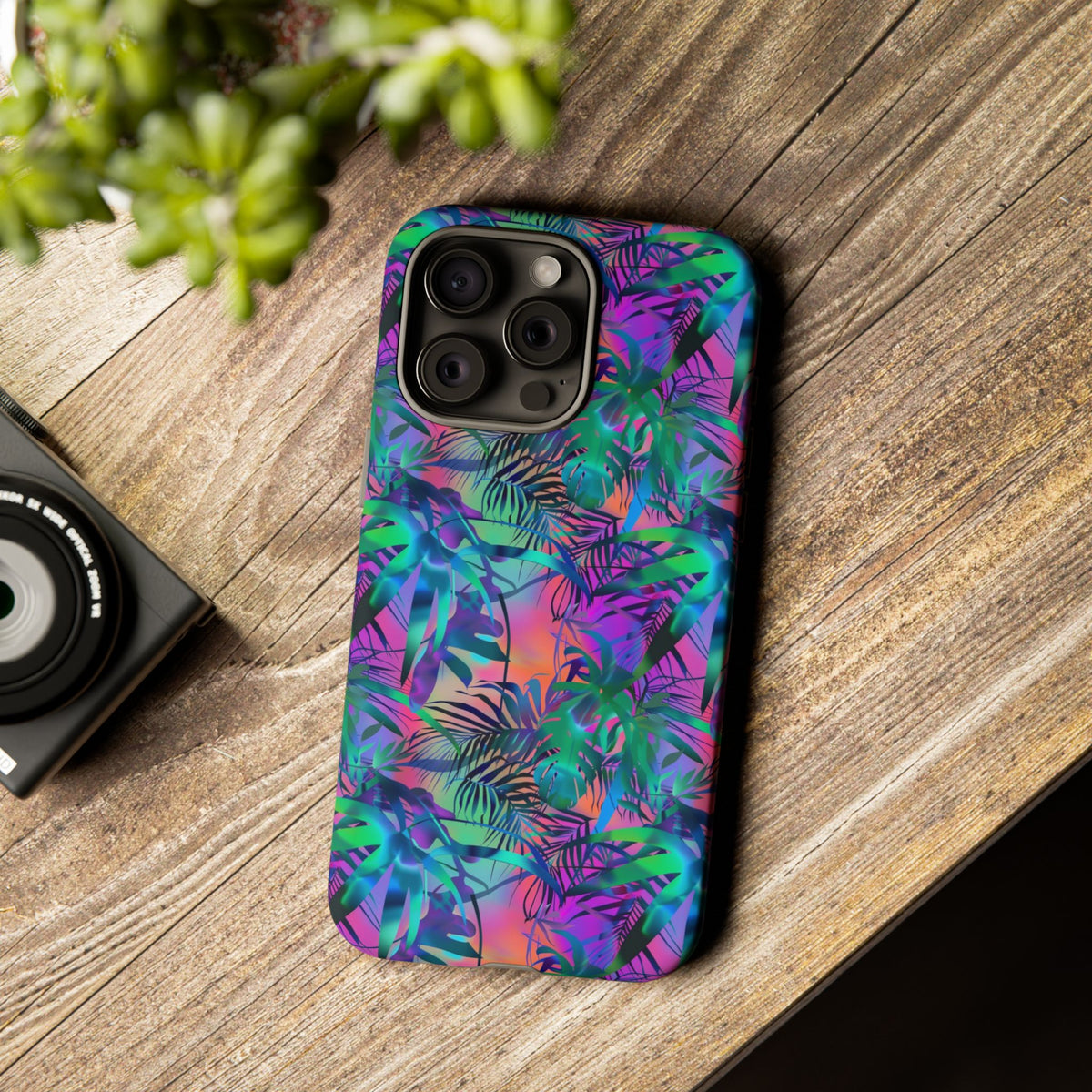 Jungle Pattern Phone Case – Exotic & Lush Design for Your Phone 325