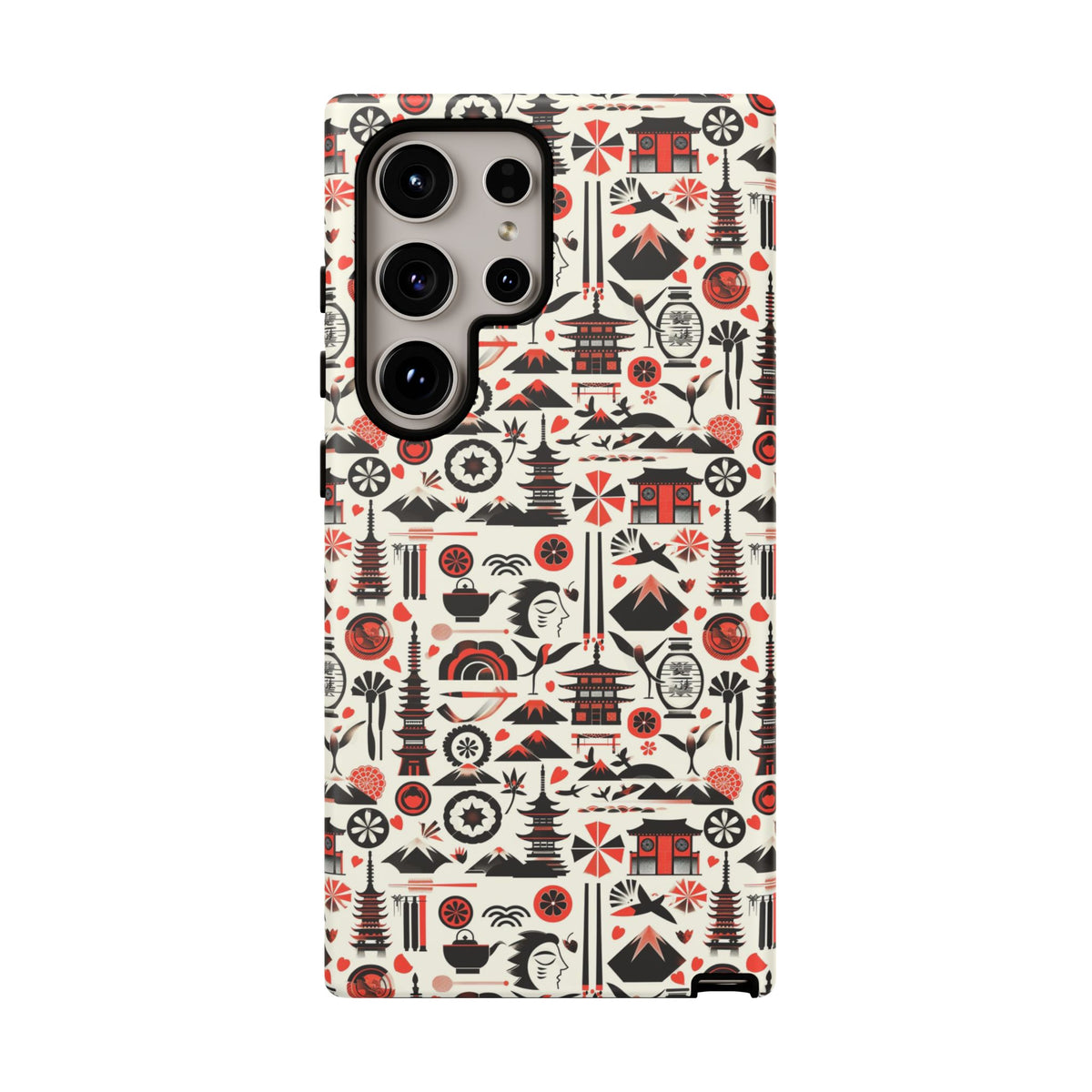 Japanese Pattern Phone Case – Elegant & Timeless Design for Your Phone 006