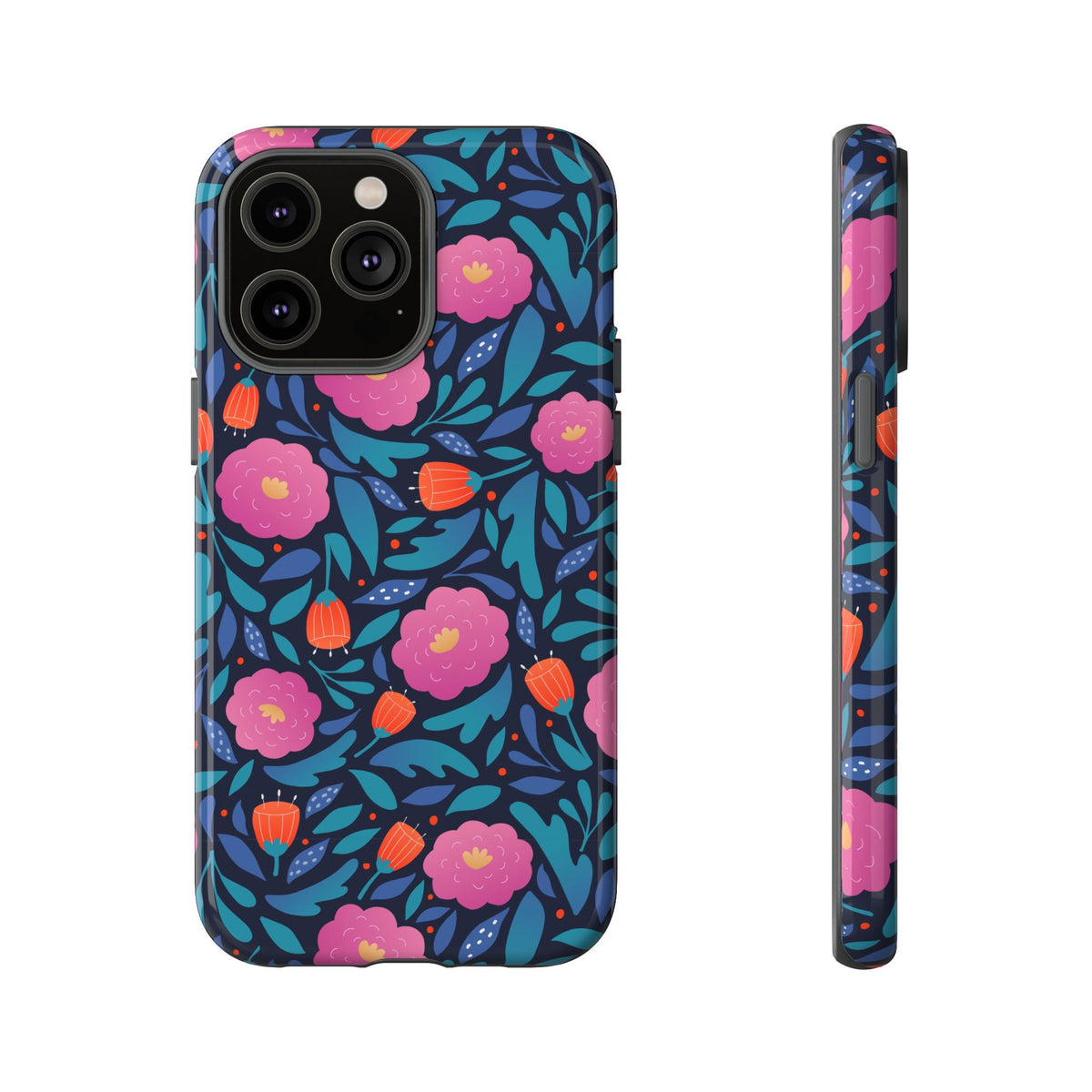 Colorful Little Flower Design Phone Case – Bright and Cheerful Floral Phone Cover 2