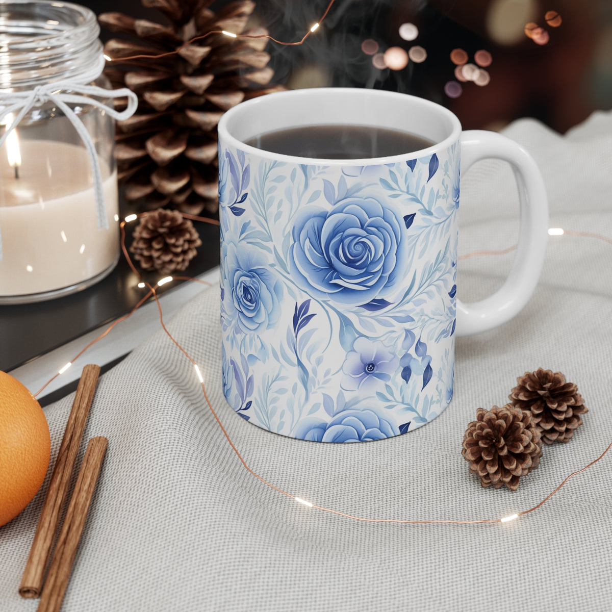 Various Watercolor Design All Over Coffee Mug – Unique Artistic Ceramic Coffee Cup 463