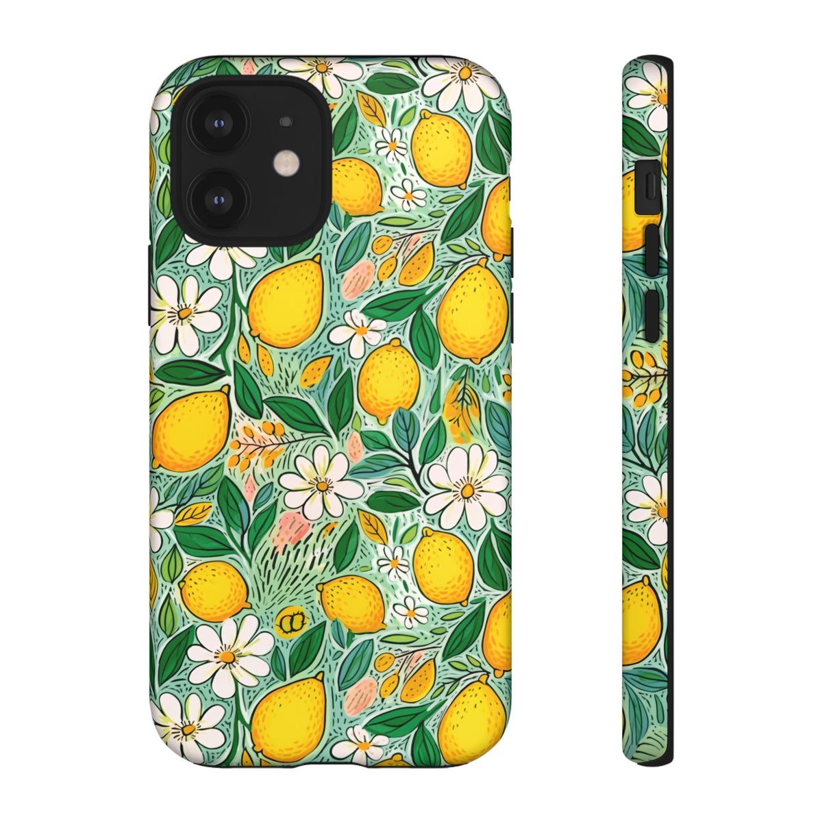 Cute Summer Lemons Phone Case – Refreshing Citrus Design for Your Phone 3