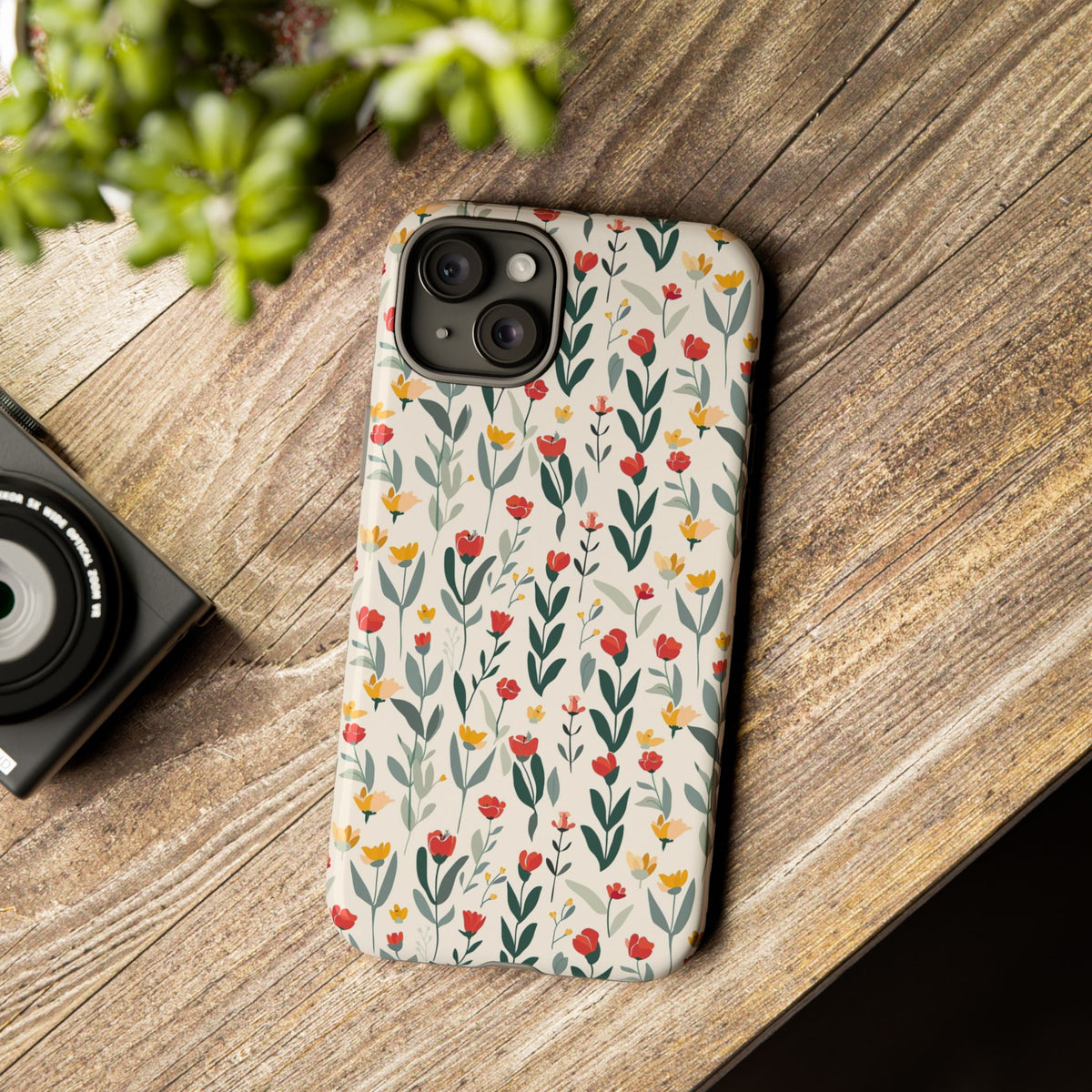 Spring Pattern Phone Case – Fresh & Vibrant Design for Your Phone 404