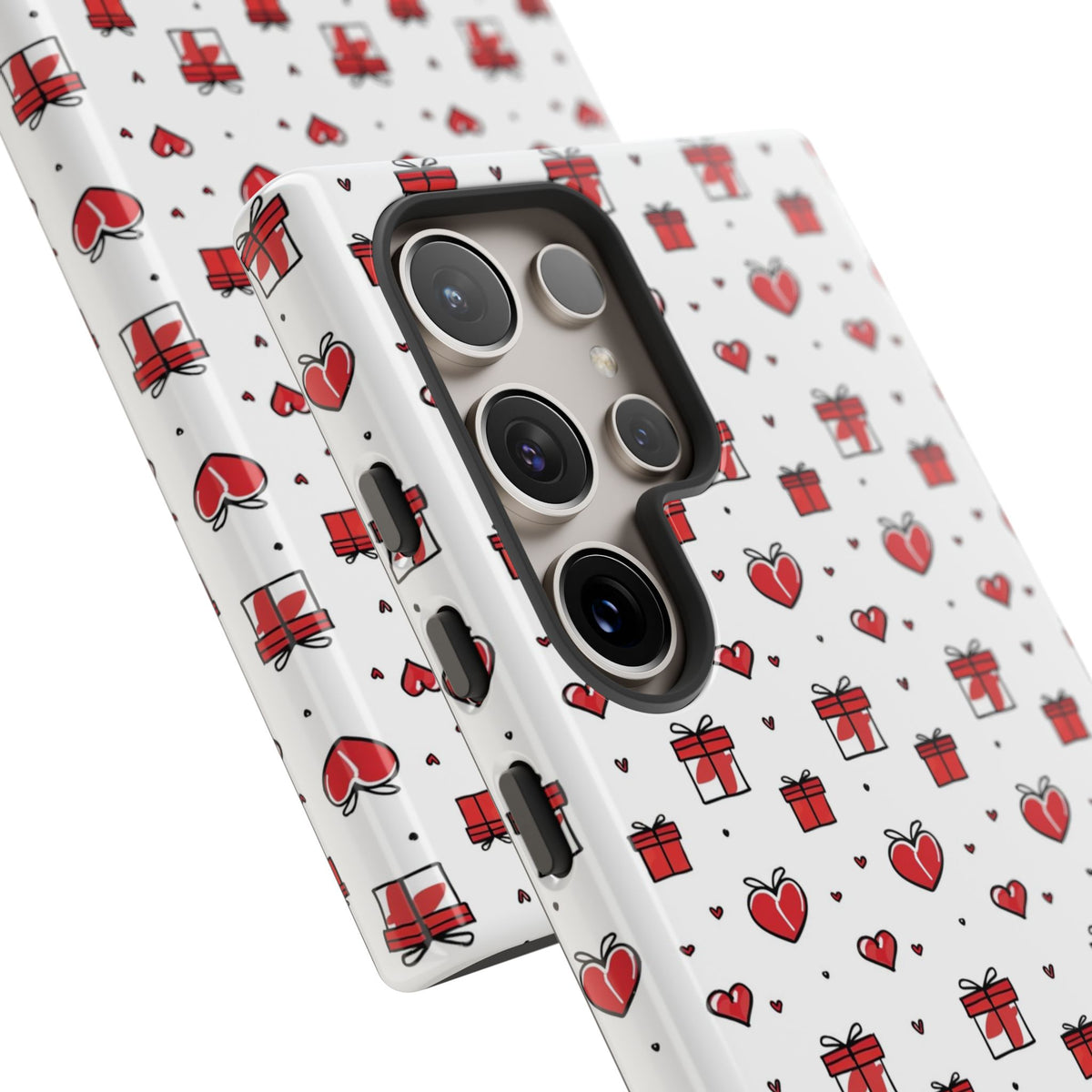 Heart Pattern Phone Case – Stylish & Loving Design for Your Device 234