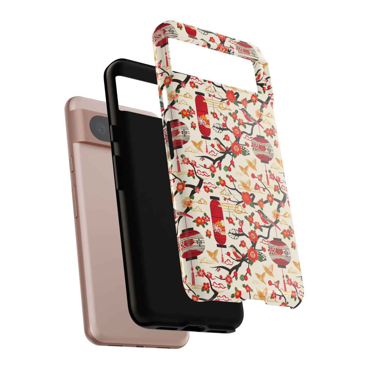 Japanese Pattern Phone Case – Elegant & Timeless Design for Your Phone 116