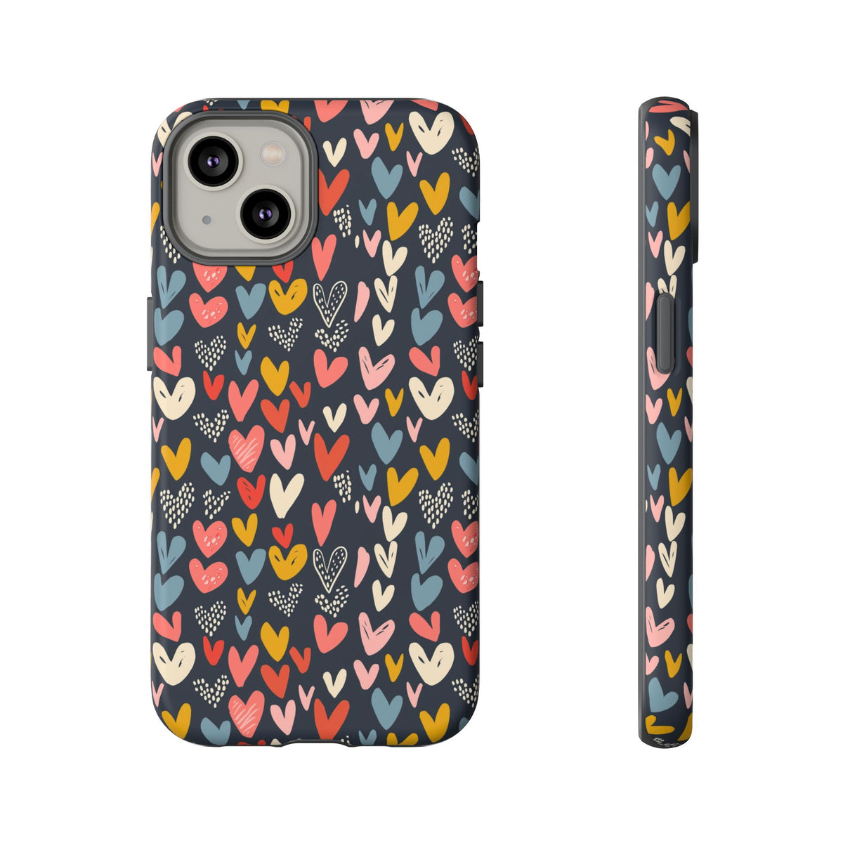 Heart Pattern Phone Case – Stylish & Loving Design for Your Device 816