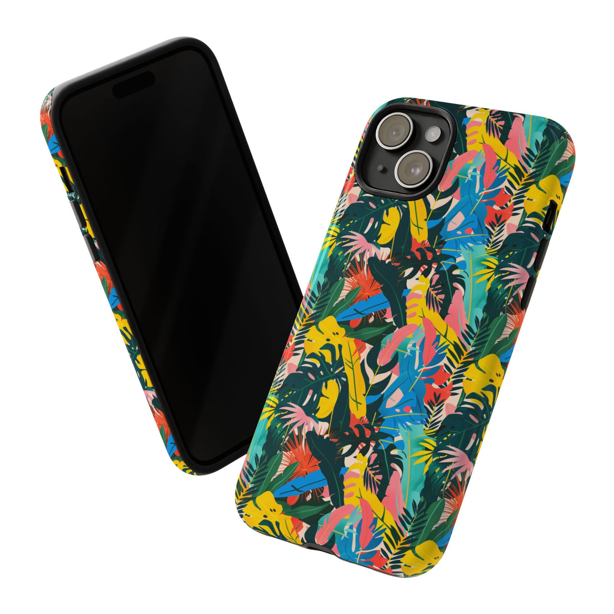 Jungle Pattern Phone Case – Exotic & Lush Design for Your Phone 346