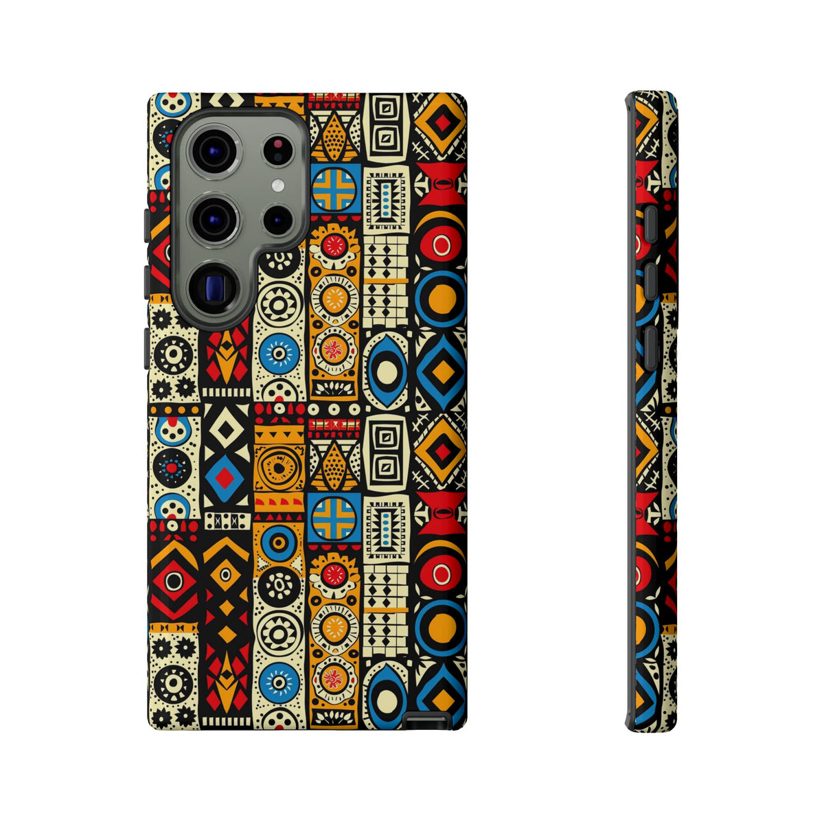 Stylish African Pattern Phone Case – Unique and Vibrant Protection 206