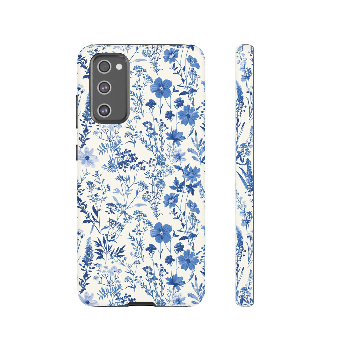 Blue French Toile Phone Case – Timeless Elegance and Classic Style