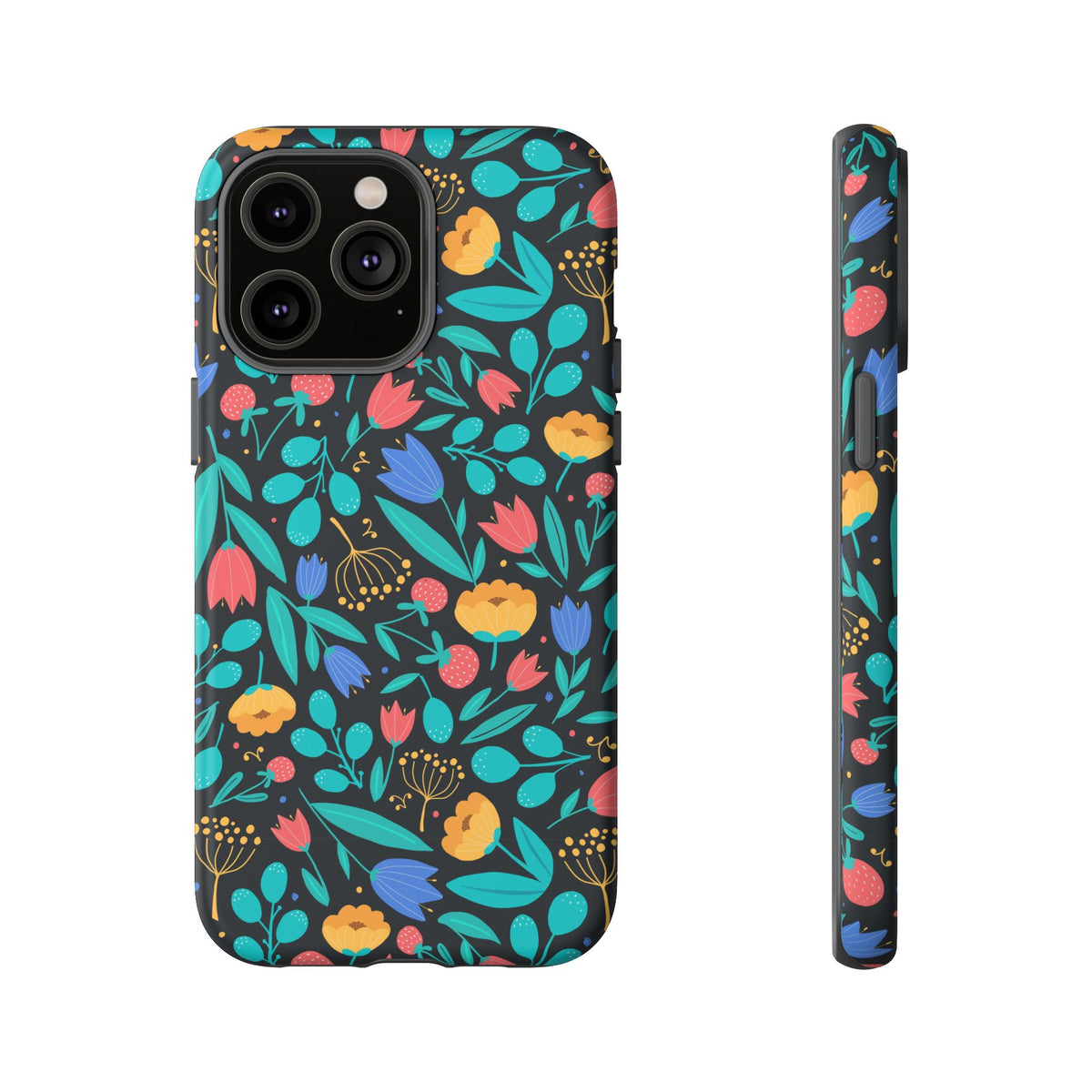 Colorful Little Flower Design Phone Case – Bright and Cheerful Floral Phone Cover