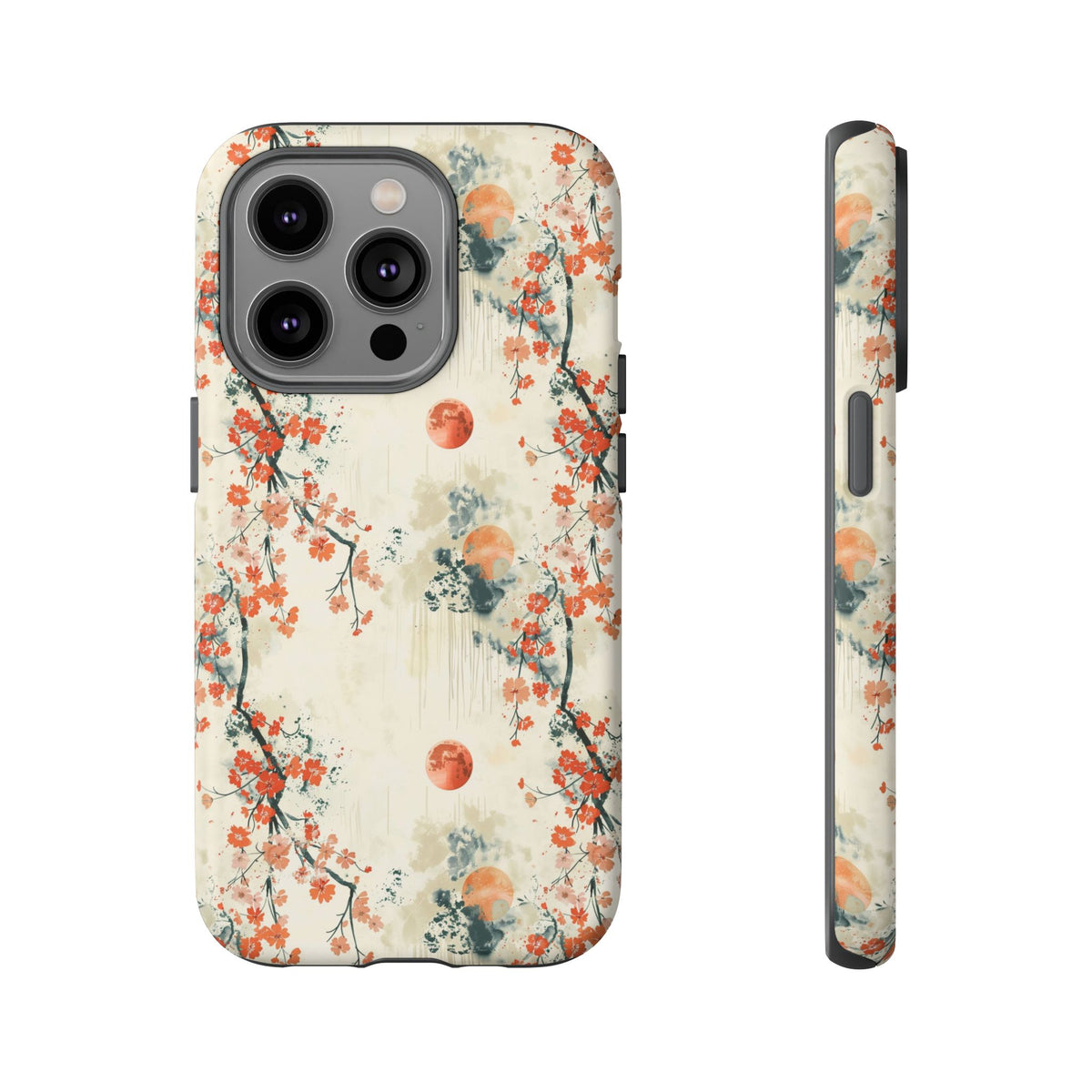 Japanese Pattern Phone Case – Elegant & Timeless Design for Your Phone 075