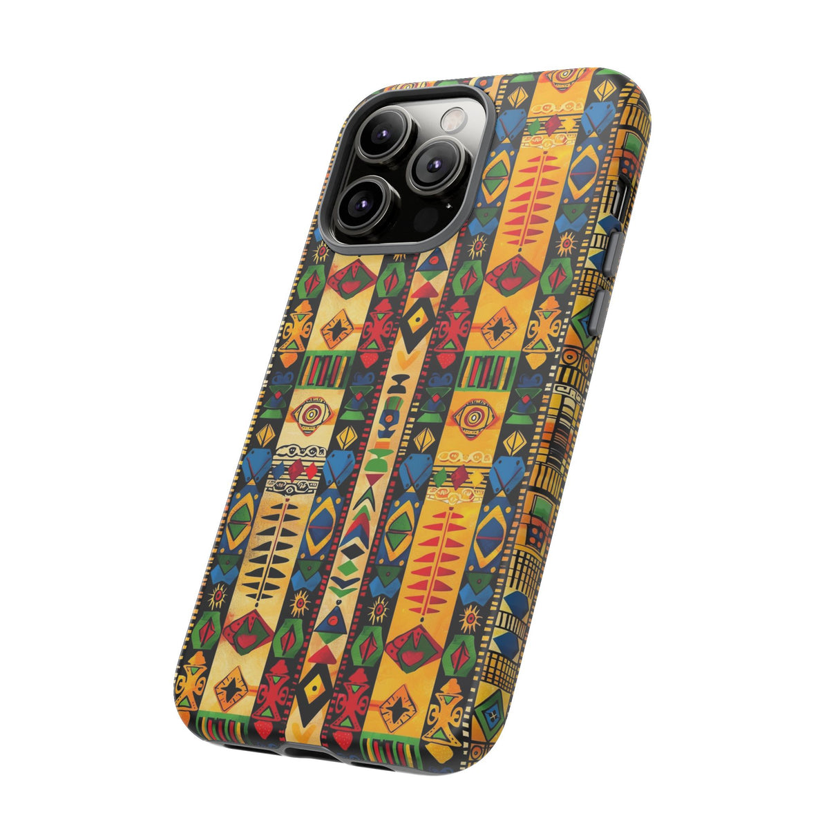 Stylish African Pattern Phone Case – Unique and Vibrant Protection 163