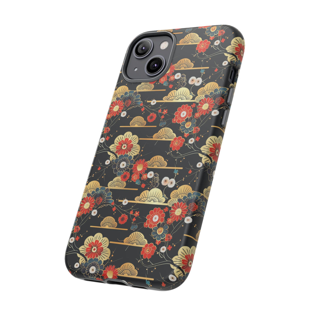 Japanese Pattern Phone Case – Elegant & Timeless Design for Your Phone 063