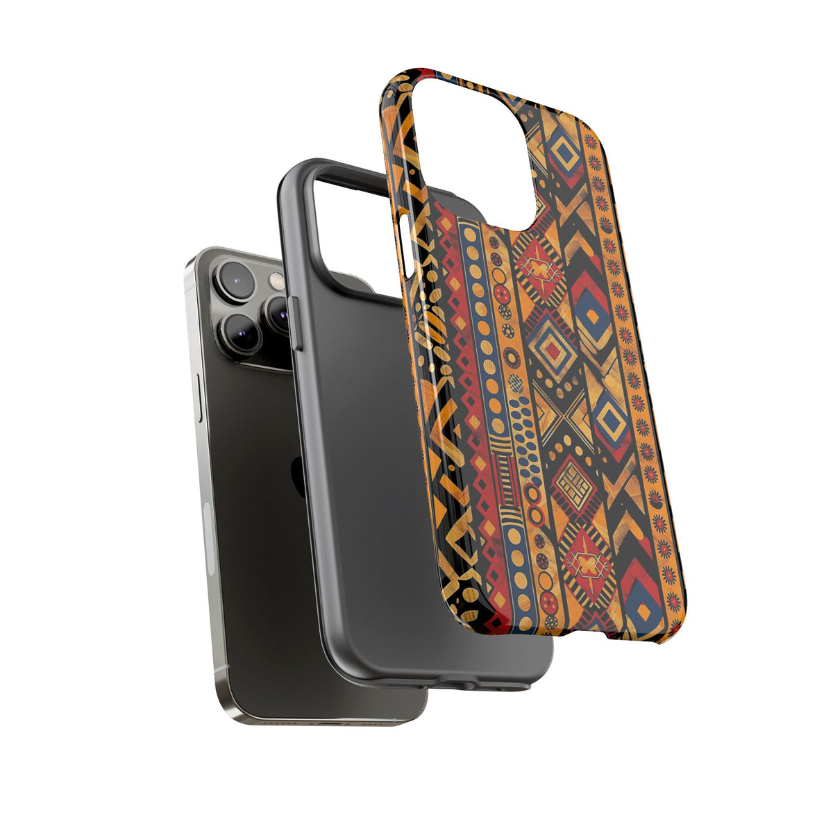 Stylish African Pattern Phone Case – Unique and Vibrant Protection 148