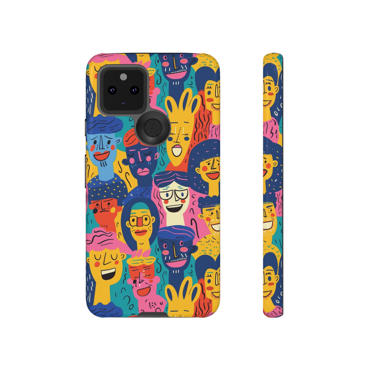 Happy Faces Phone Case – Joyful and Cheerful Design for a Bright Look 6