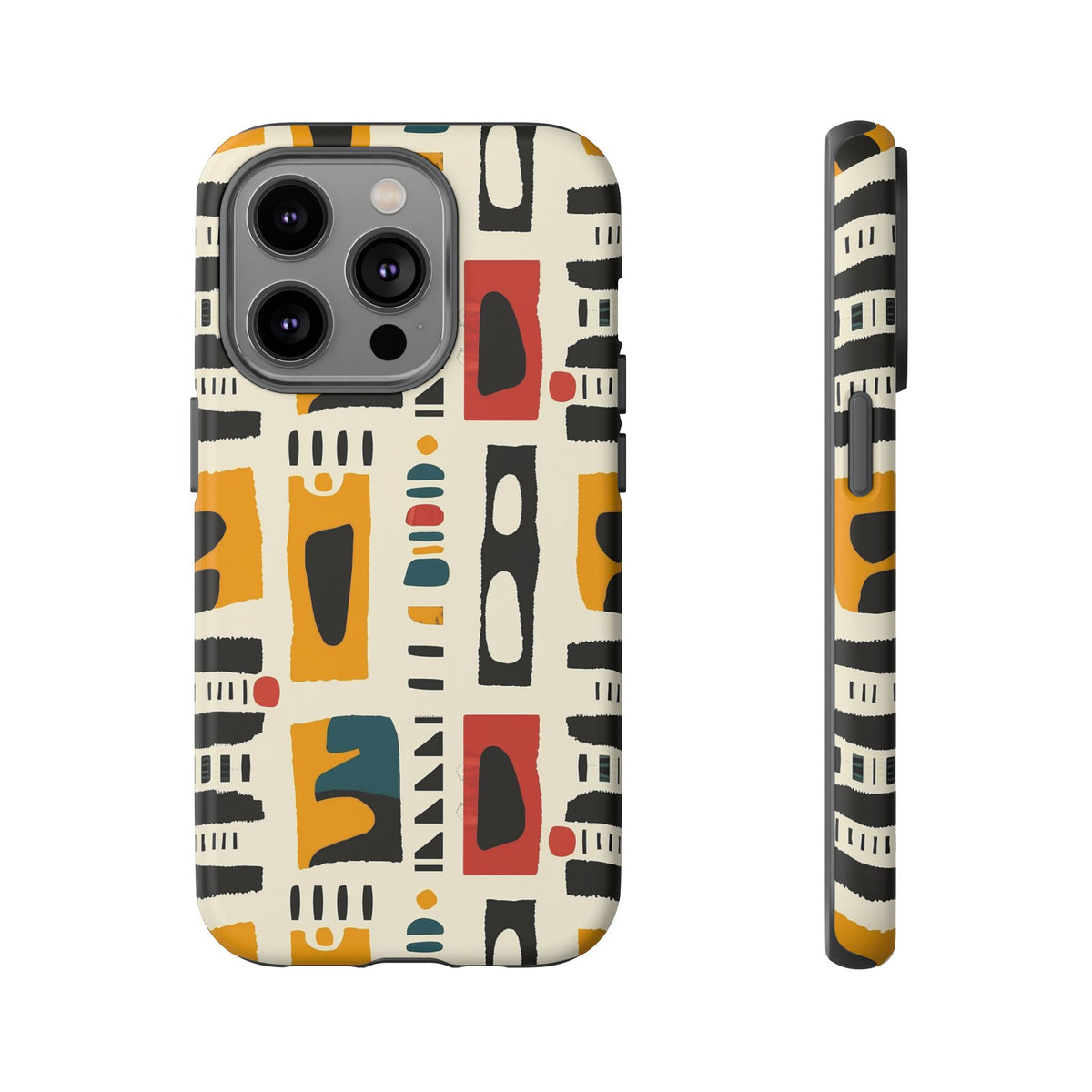 Stylish African Pattern Phone Case – Unique and Vibrant Protection 260