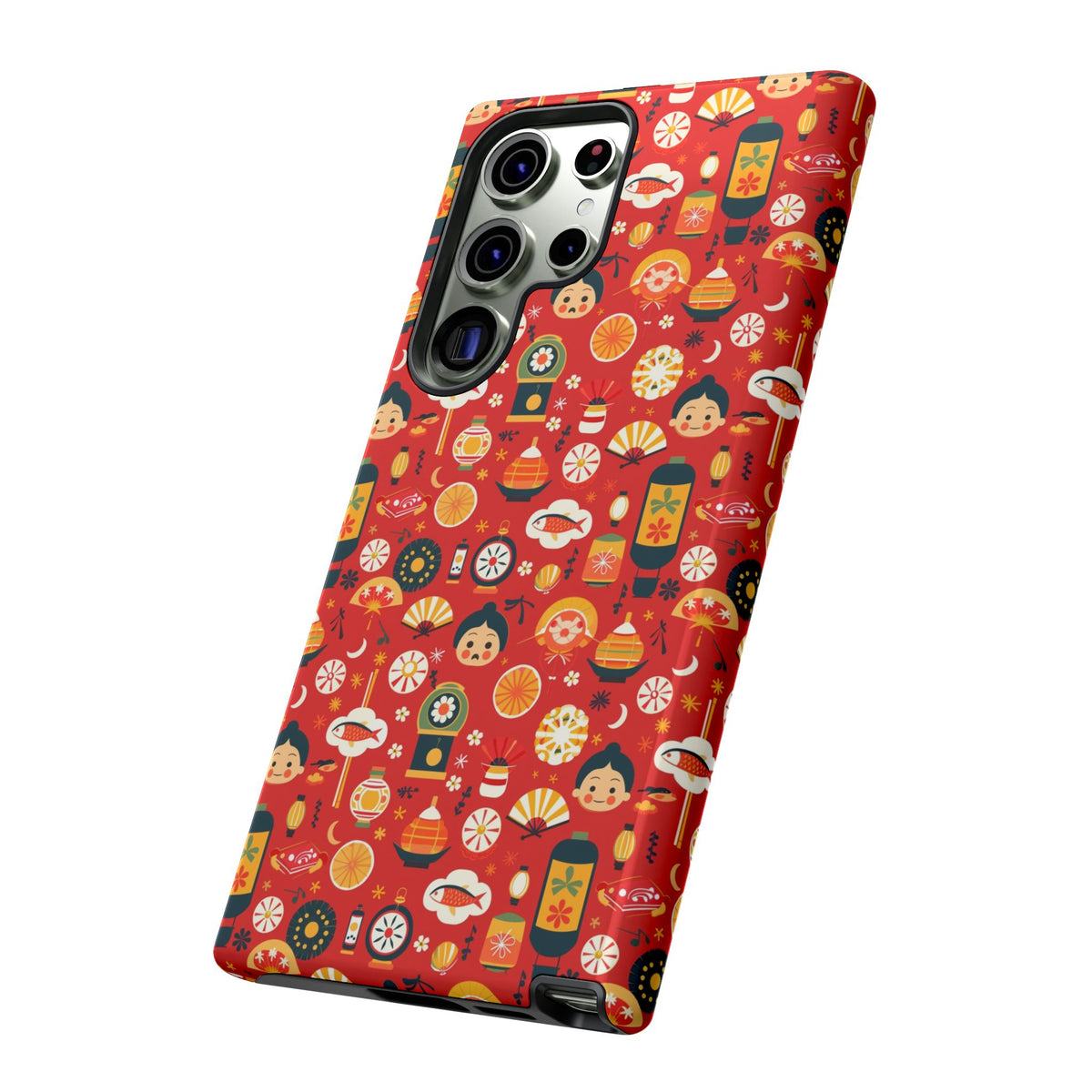 Japanese Pattern Phone Case – Elegant & Timeless Design for Your Phone 087