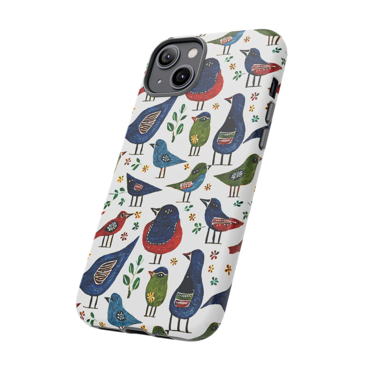 Birds Seamless Pattern Phone Case – Elegant and Timeless Avian Design 12