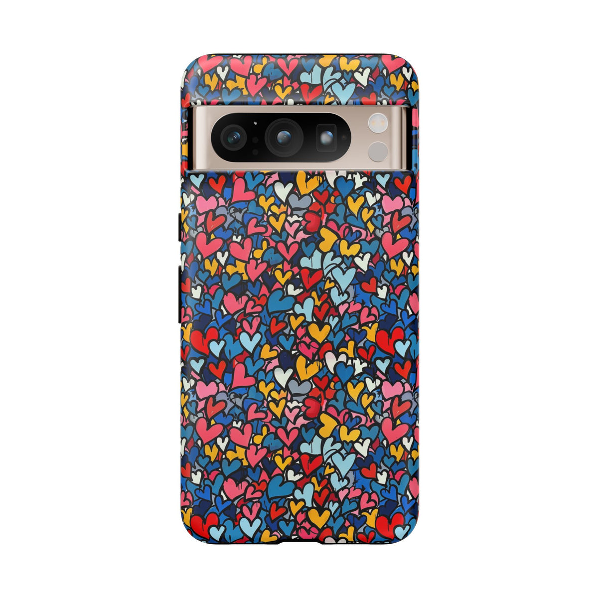 Heart Pattern Phone Case – Stylish & Loving Design for Your Device 820