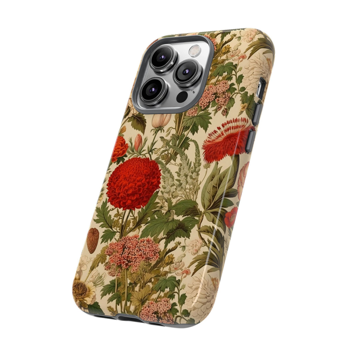 Antique Garden Botanical Phone Case - Vintage Botanical Phone Cover 2