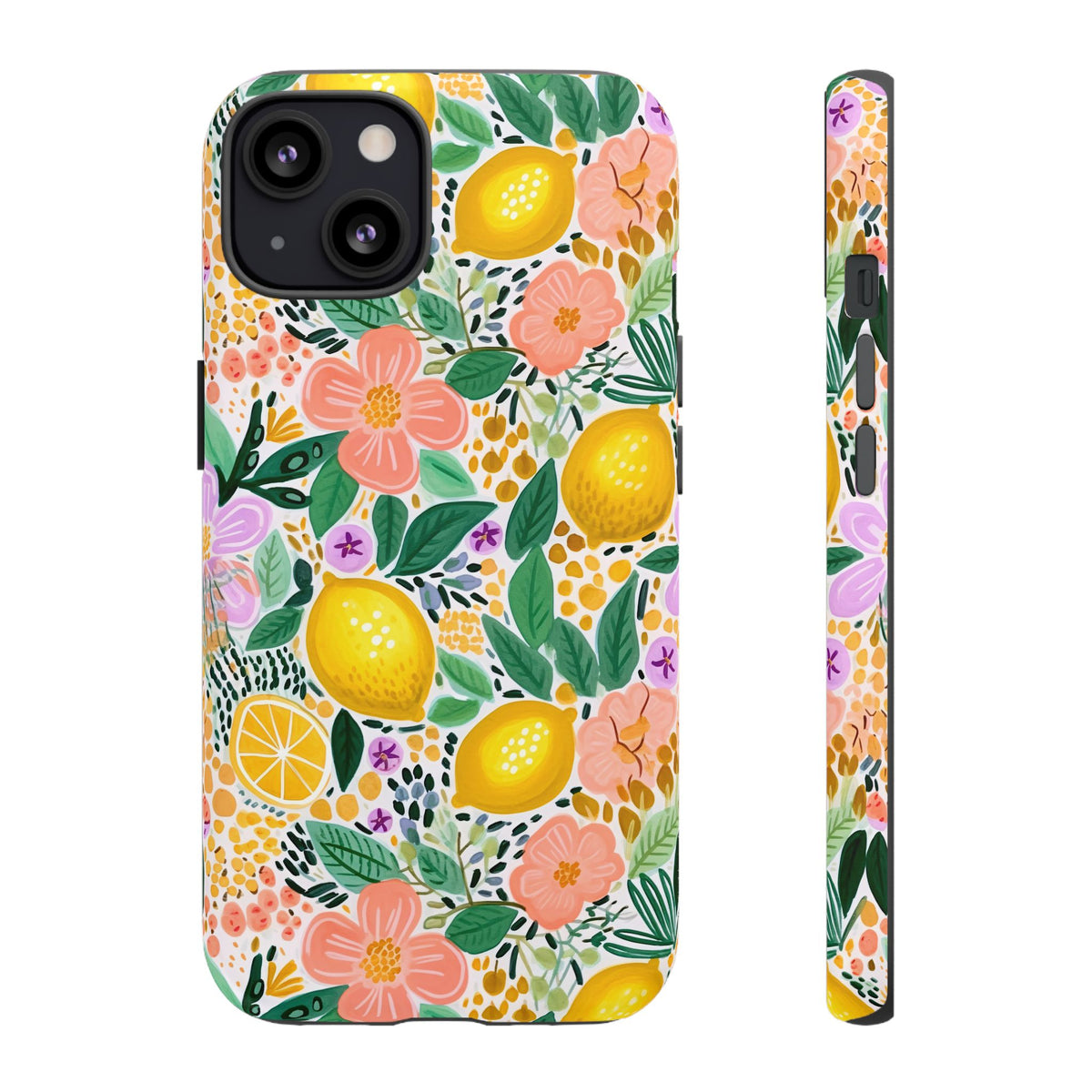 Cute Summer Lemons Phone Case – Refreshing Citrus Design for Your Phone