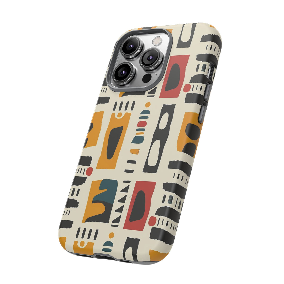 Stylish African Pattern Phone Case – Unique and Vibrant Protection 260