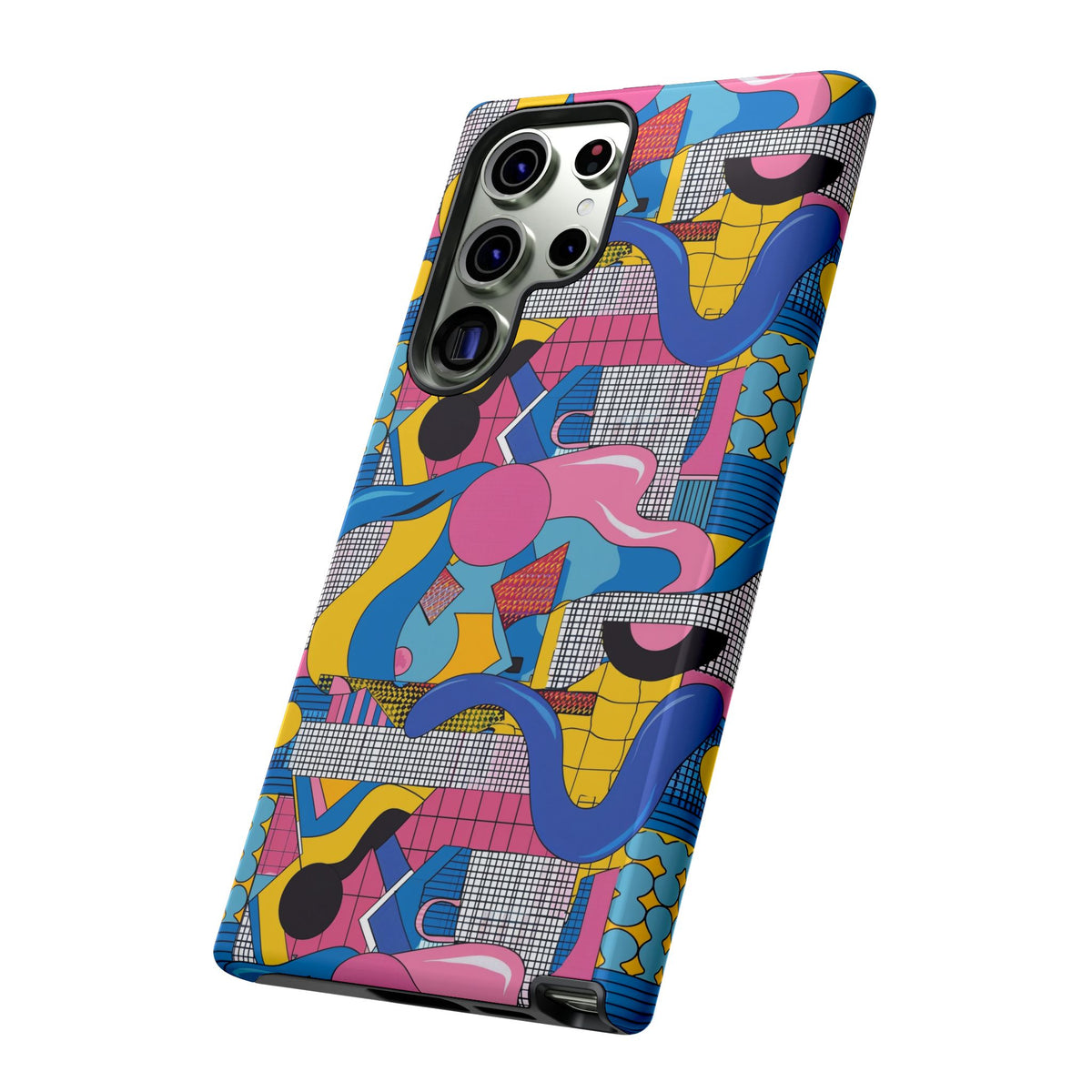 90s Themed Seamless Pattern Phone Case – Embrace Retro Style and Protection 224