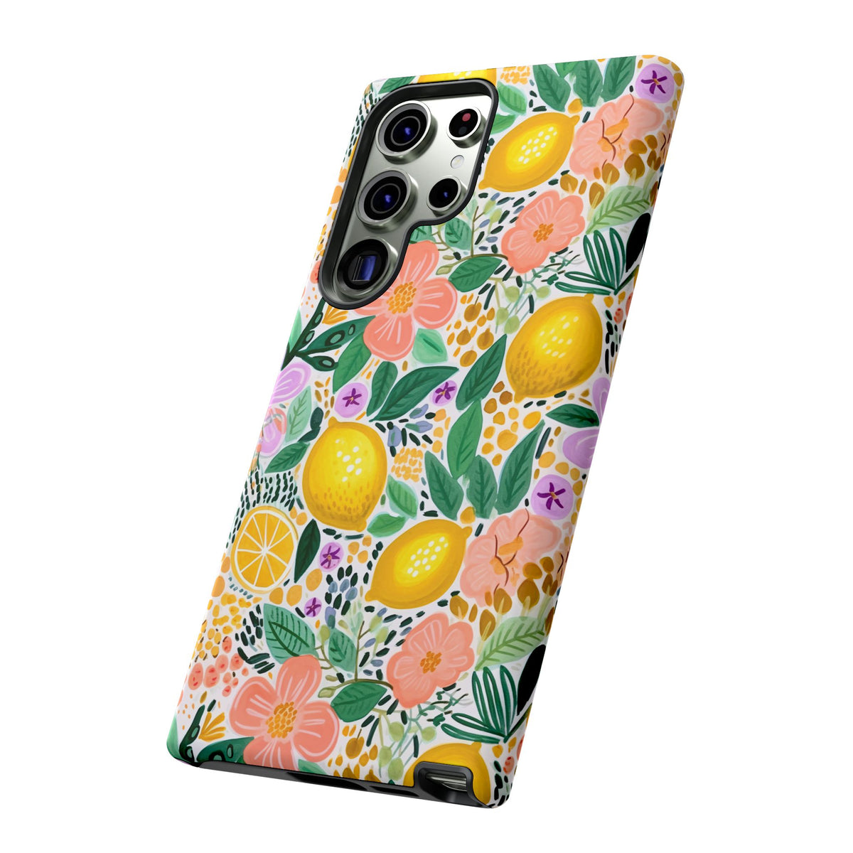 Cute Summer Lemons Phone Case – Refreshing Citrus Design for Your Phone