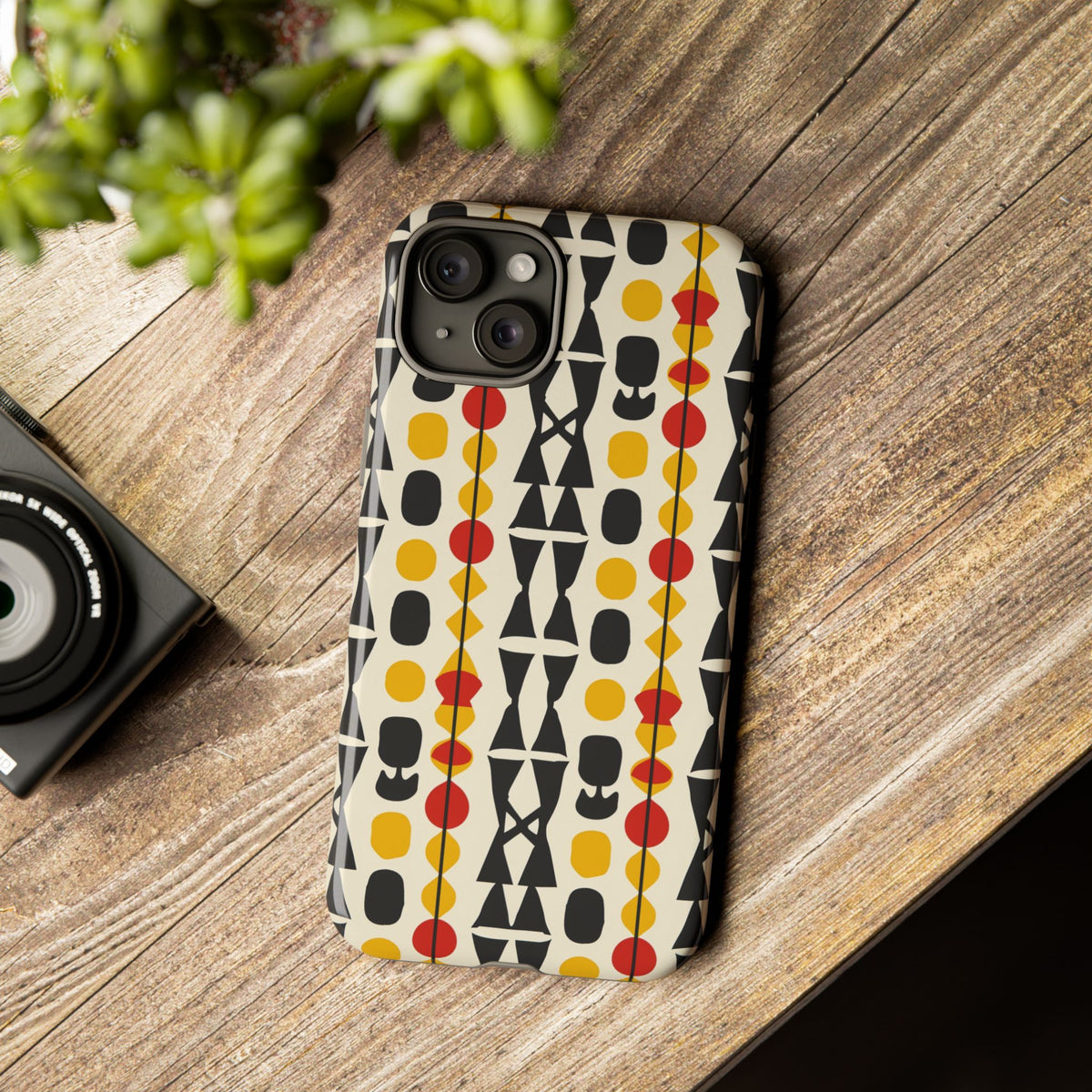 Stylish African Pattern Phone Case – Unique and Vibrant Protection 194