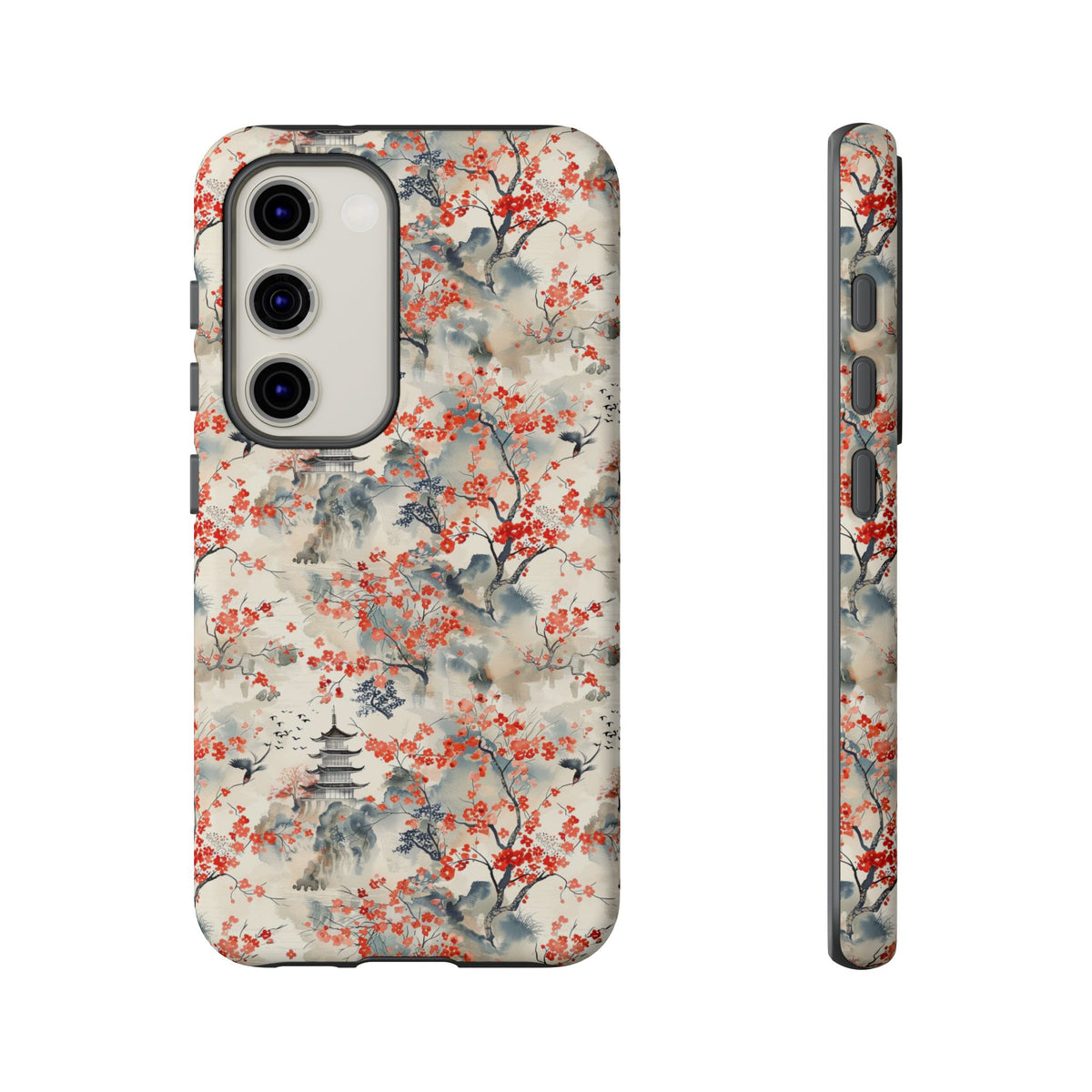 Japanese Style Pattern Phone Case - Elegant & Protective Cover